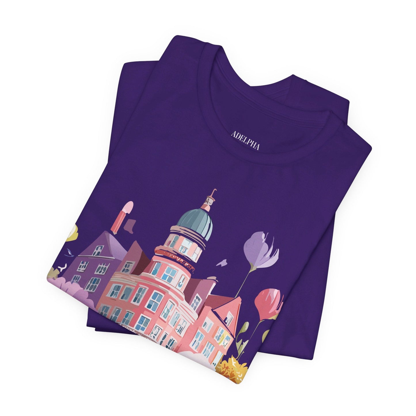 Amsterdam Tourist Shirt Unisex Graphic Tee With Vintage Adelpha Artwork For Everyday Wear
