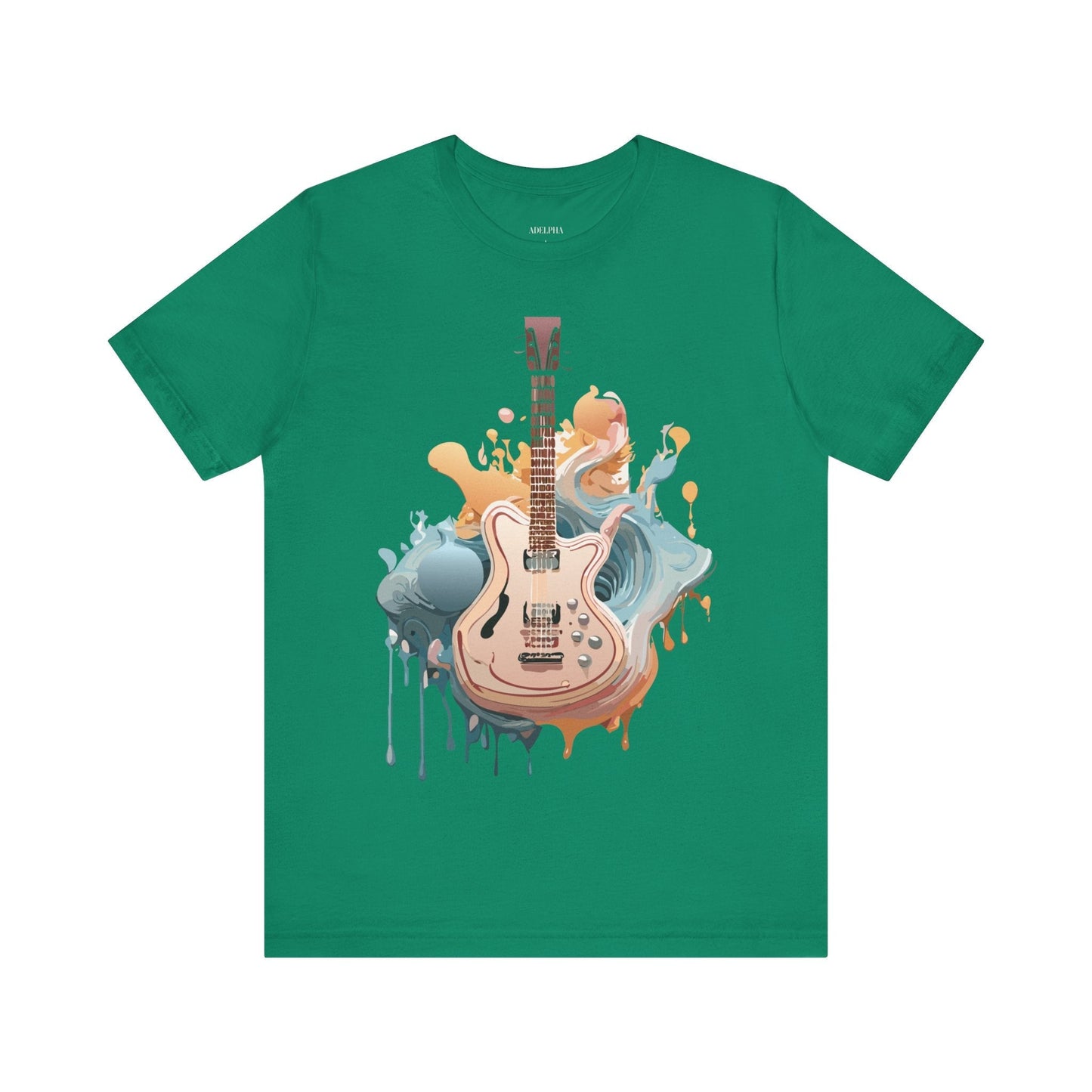 Adelpha Vintage Inspired Graphic Tee Unisex Jersey Short Sleeve Music Design Collectible