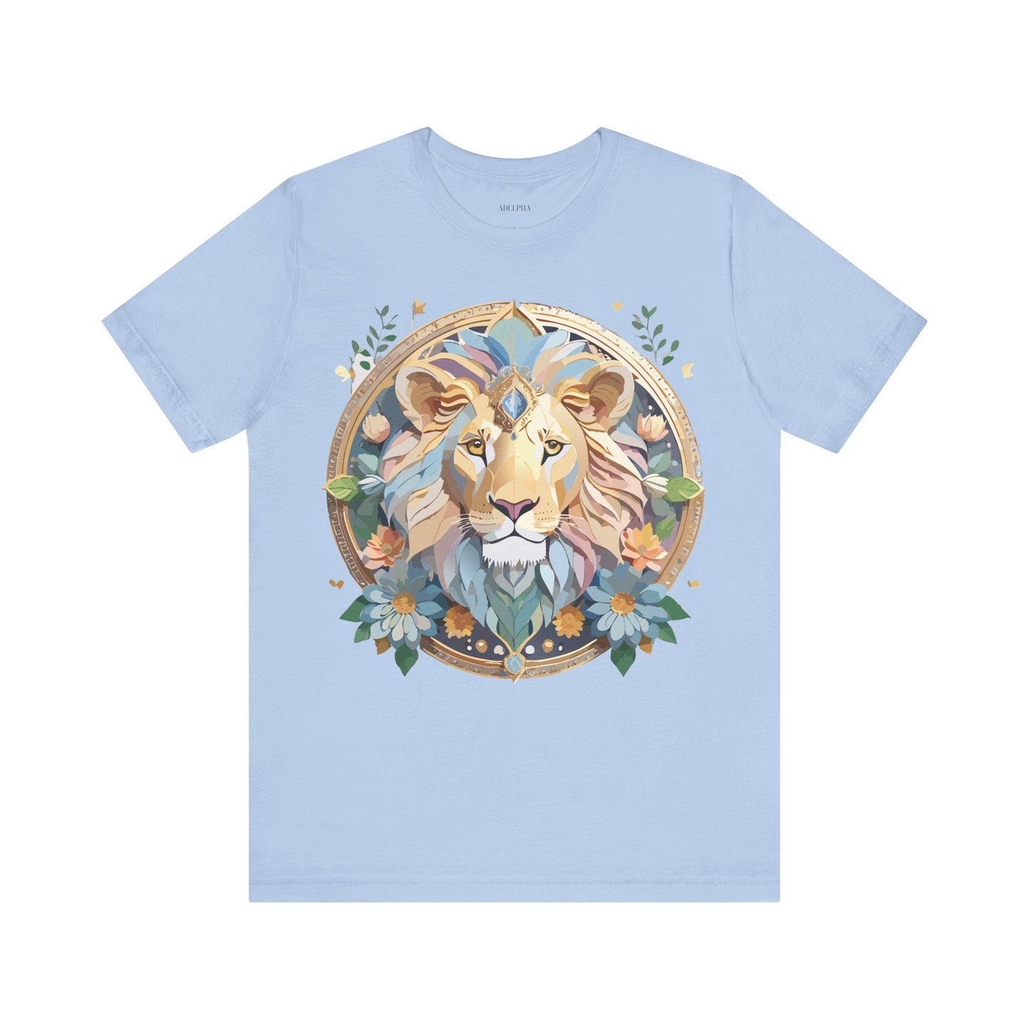 Medallion Graphic Unisex 100 Cotton Vintage Animal Medal Artwork Tee 3