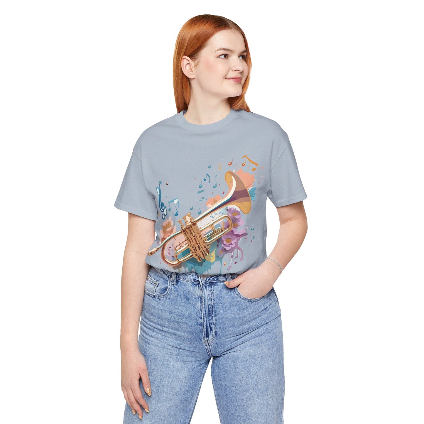 Music Graphic T Shirt Unisex Vintage Inspired Art Tee Adelpha Short Sleeve Design