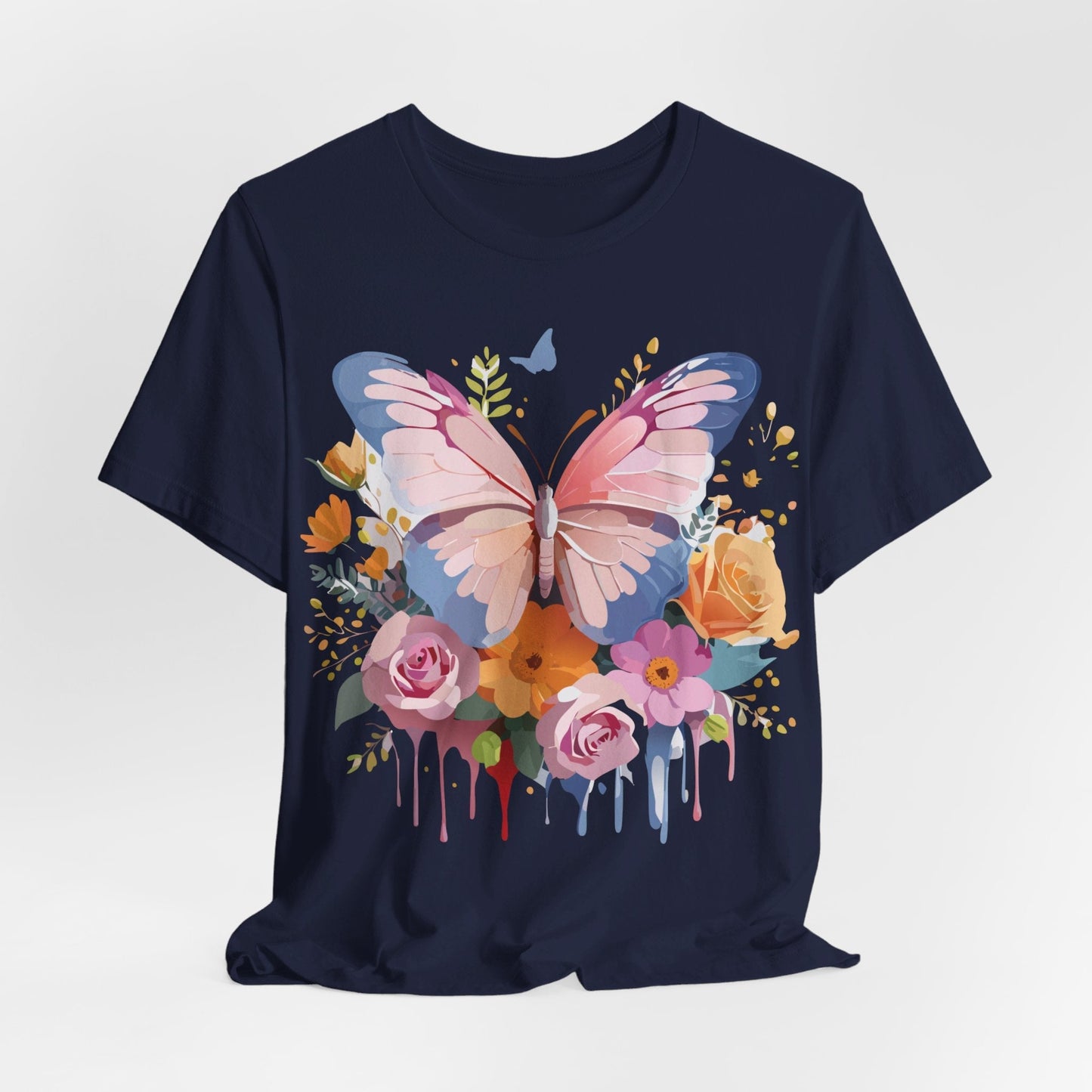 Butterfly Graphic Tee Unisex Short Sleeve Jersey Shirt By Adelpha