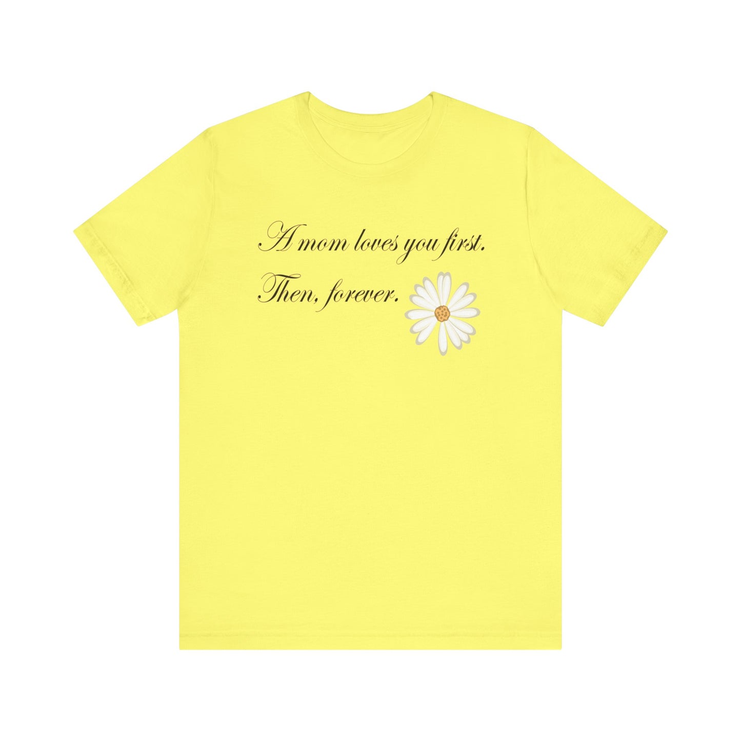 T-shirt unisexe en coton avec signature de maman