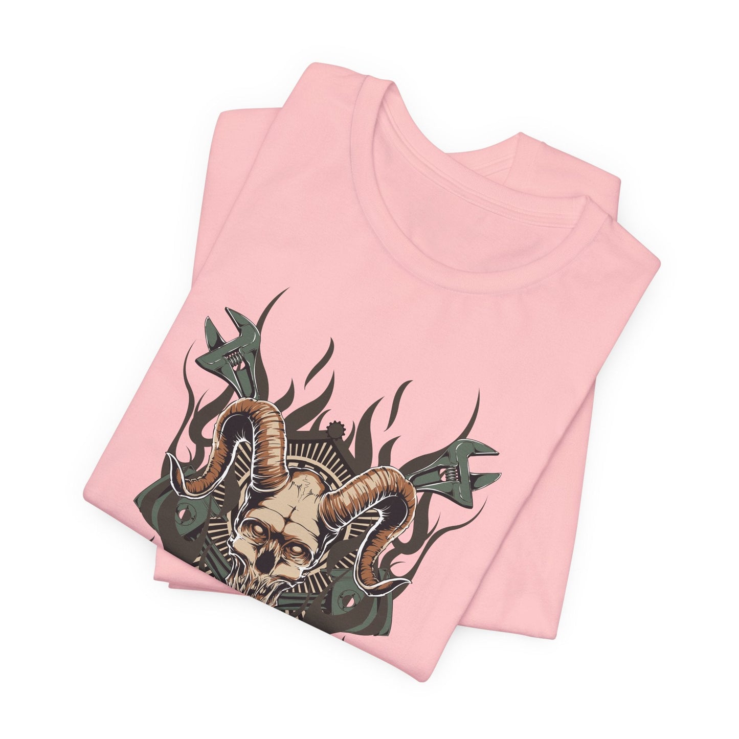 Gothic Skull Graphic Design Unisex Cotton Tee Art-49