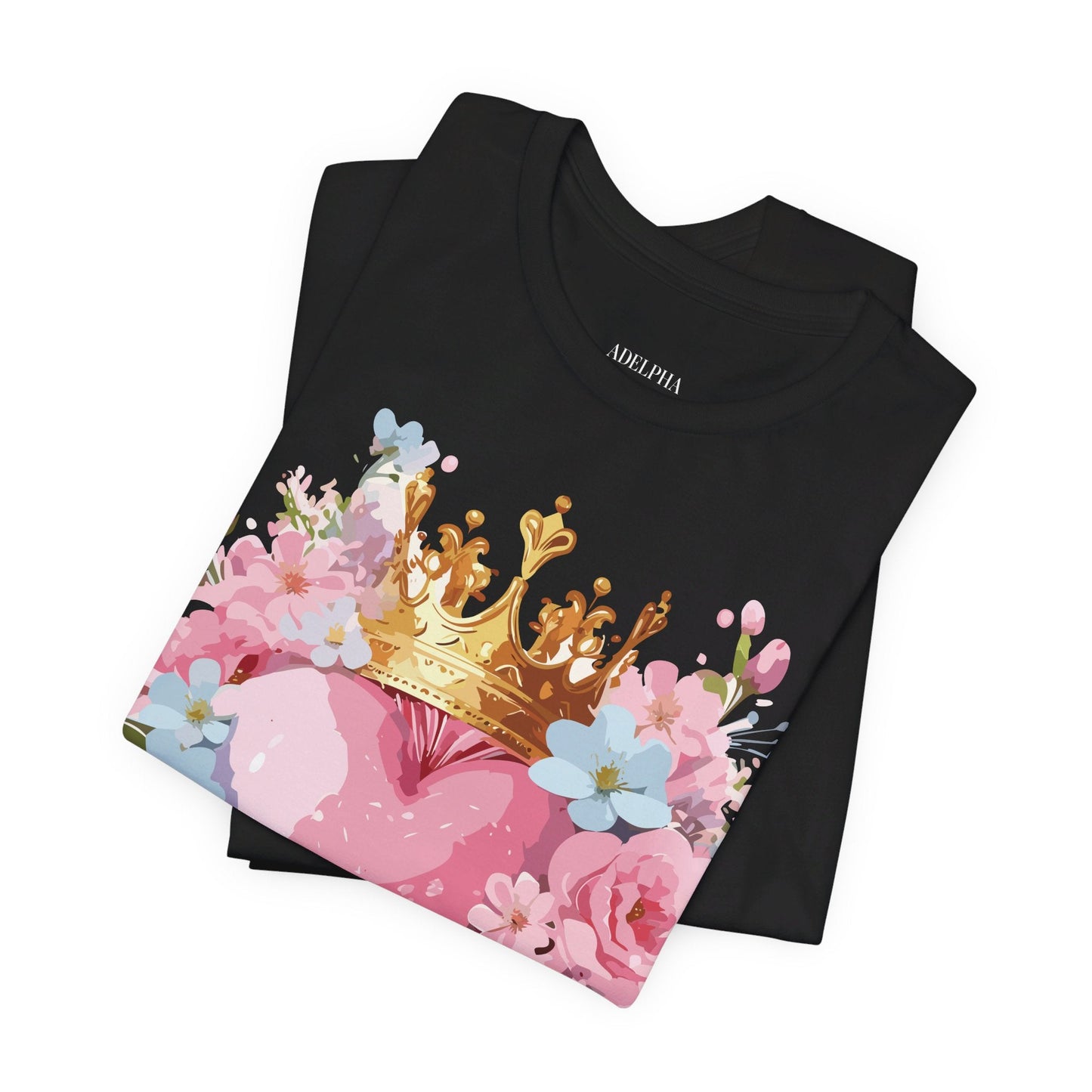 Valentine Day Graphic Unisex 100 Cotton Vintage Artwork with Love and Flower Design Tee 18