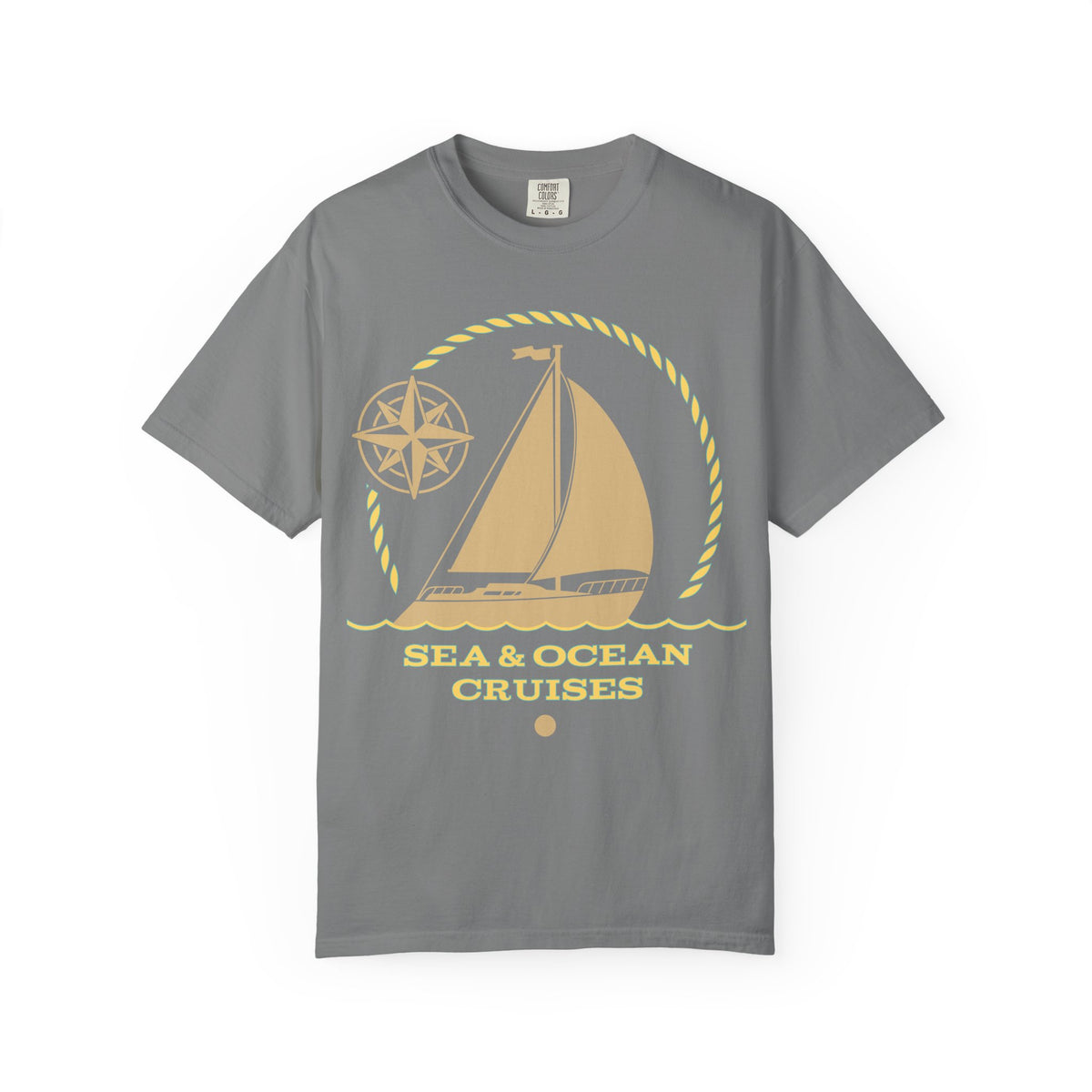 Comfort Colors 1717 Unisex Garment-Dyed T Shirt With Relaxed Fit 100 Percent Ring-Spun US Cotton
