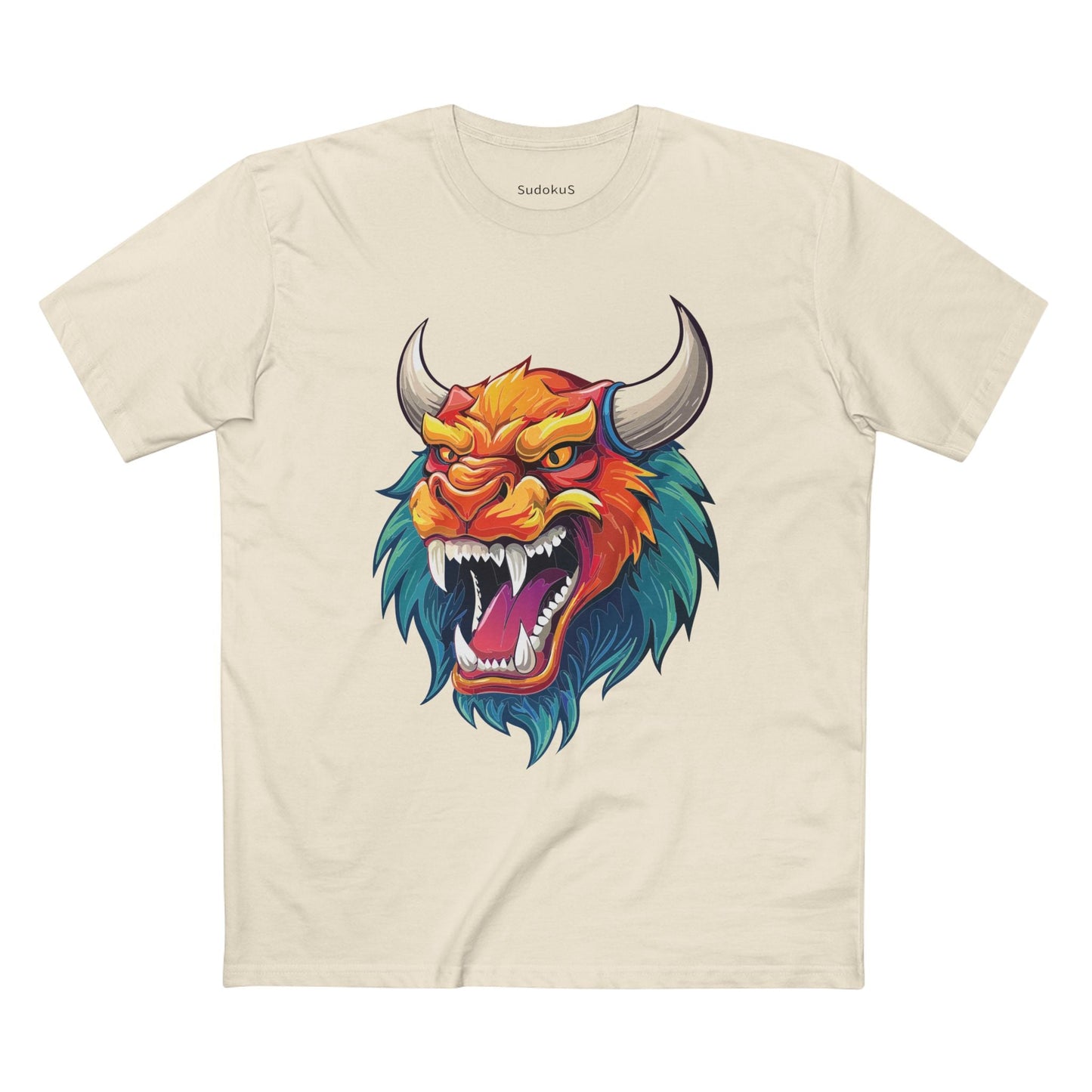Cartoon Monsters Graphic Unisex 100 Cotton Staple Tee 18