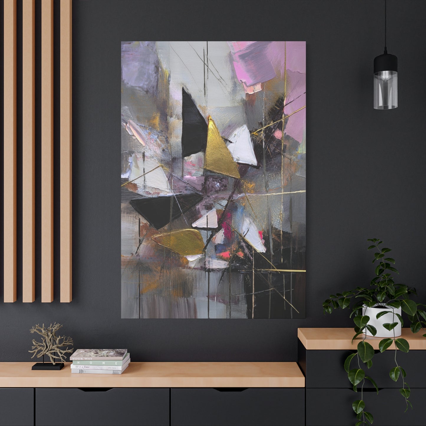 Abstract Oil Painting Print Canvas 20x24,20x30,24x30 24x32,24x36,30x40 32x48,36x48,40x60 Pine-Wood Inner Frame ABS-217