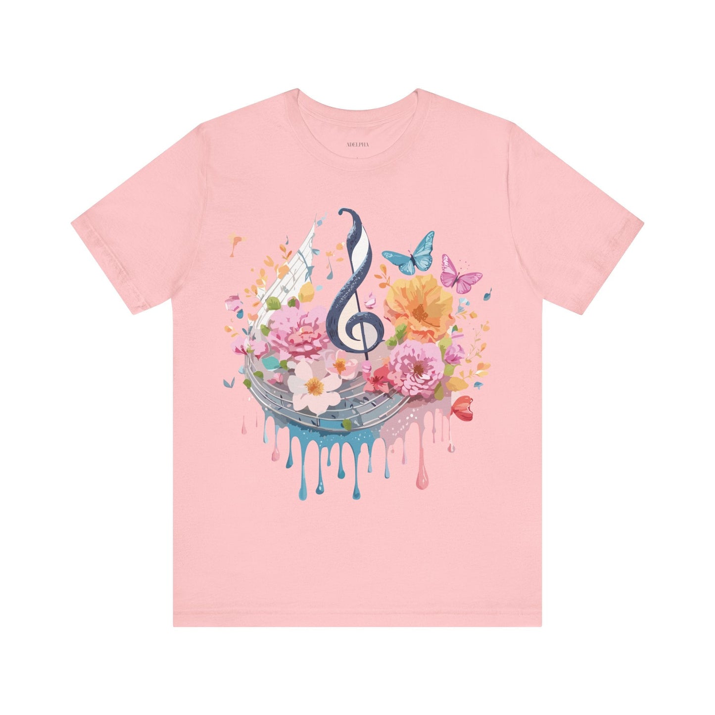 Adelpha Graphic T Shirt Unisex Jersey Short Sleeve Vintage Inspired Artwork Music Tee