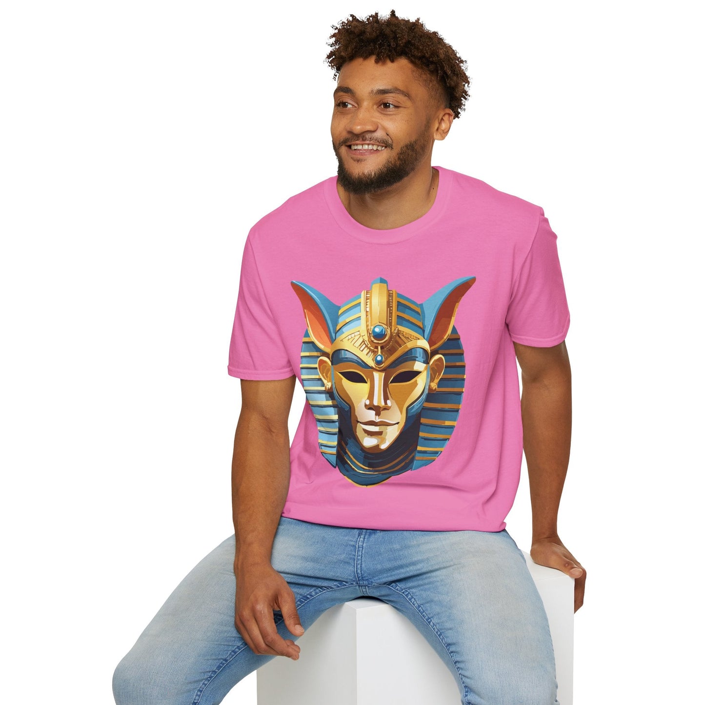 Mask Graphic Unisex Cotton Masquerade Design Artwork Tee 22