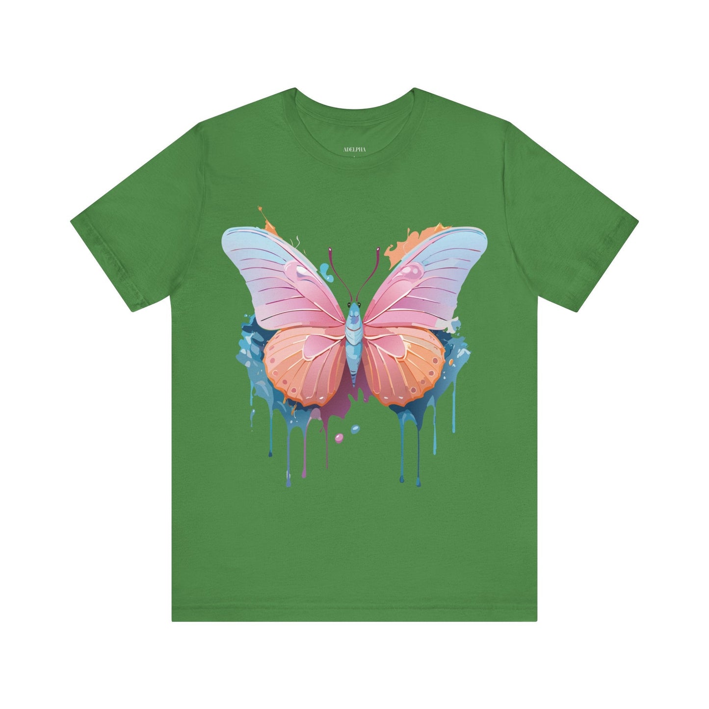 Butterfly Graphic Unisex 100 Cotton Lightweight Vintage Design Jersey Tee 88