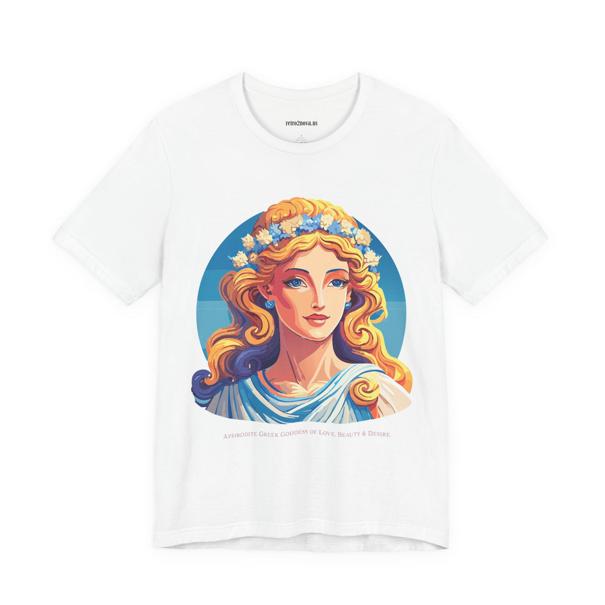 Goddess Graphic Unisex Cotton Bella+Canvas Tee with Aphrodite