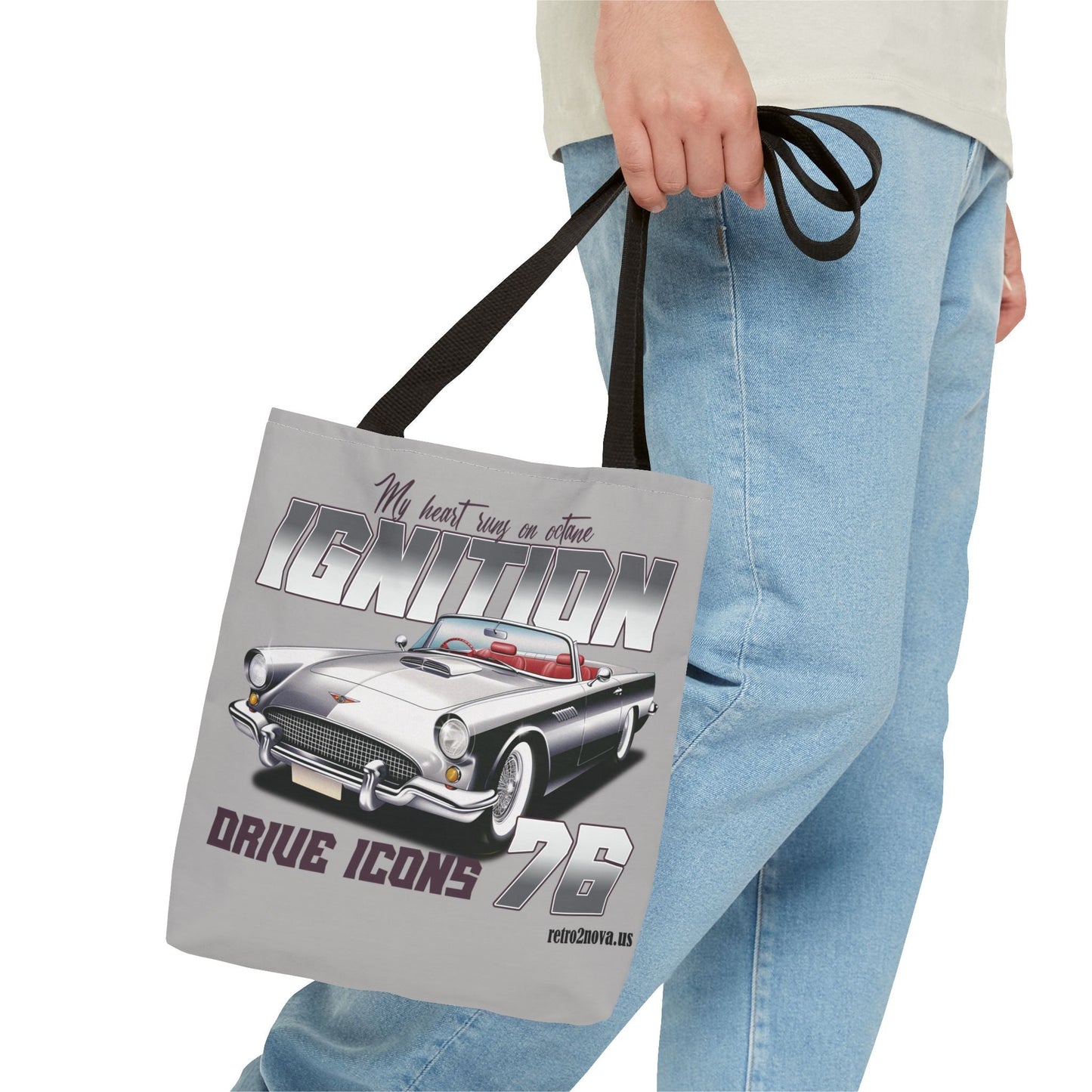 Canvas Tote Bag Classic Vintage Car Durable Stylish Everyday Use Perfect For Work