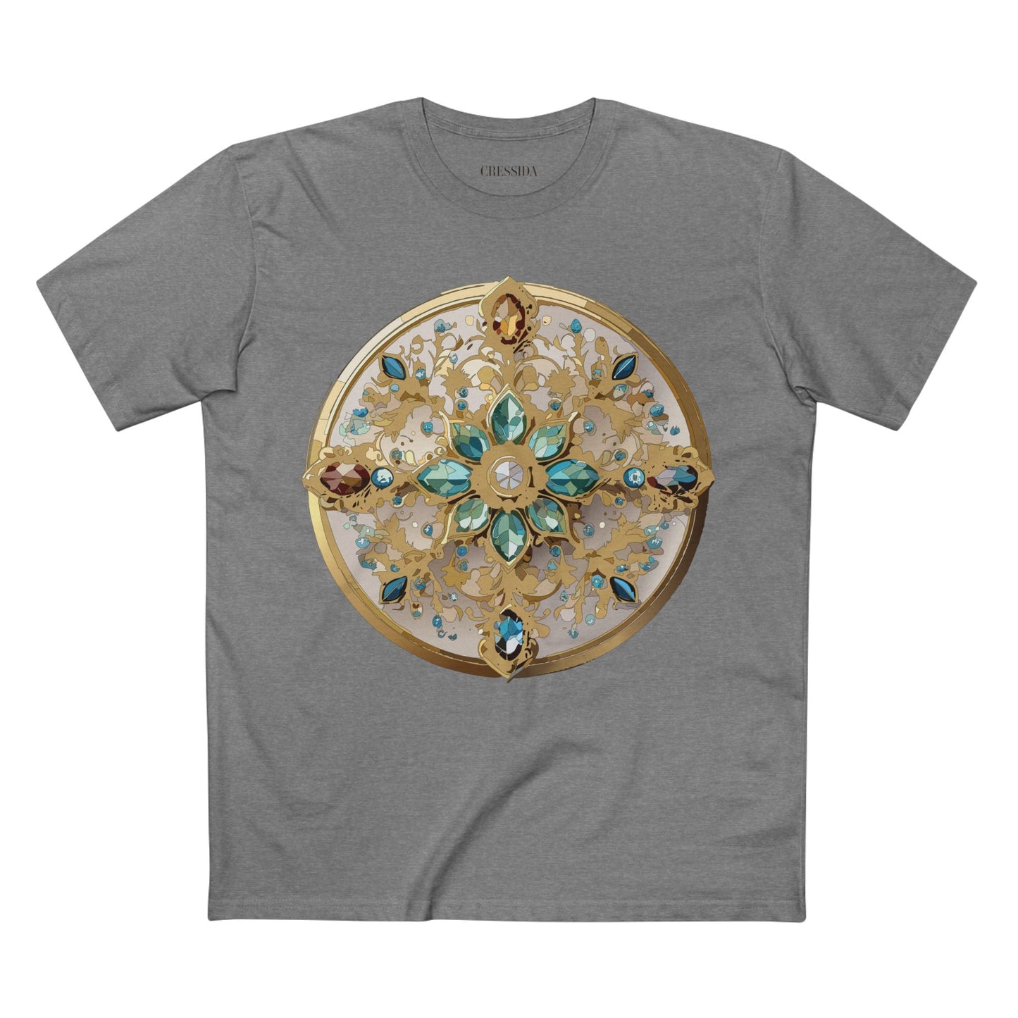 Medallion Graphic T-Shirt Unisex 100 Cotton With Gold Art Design Medal Tee 14