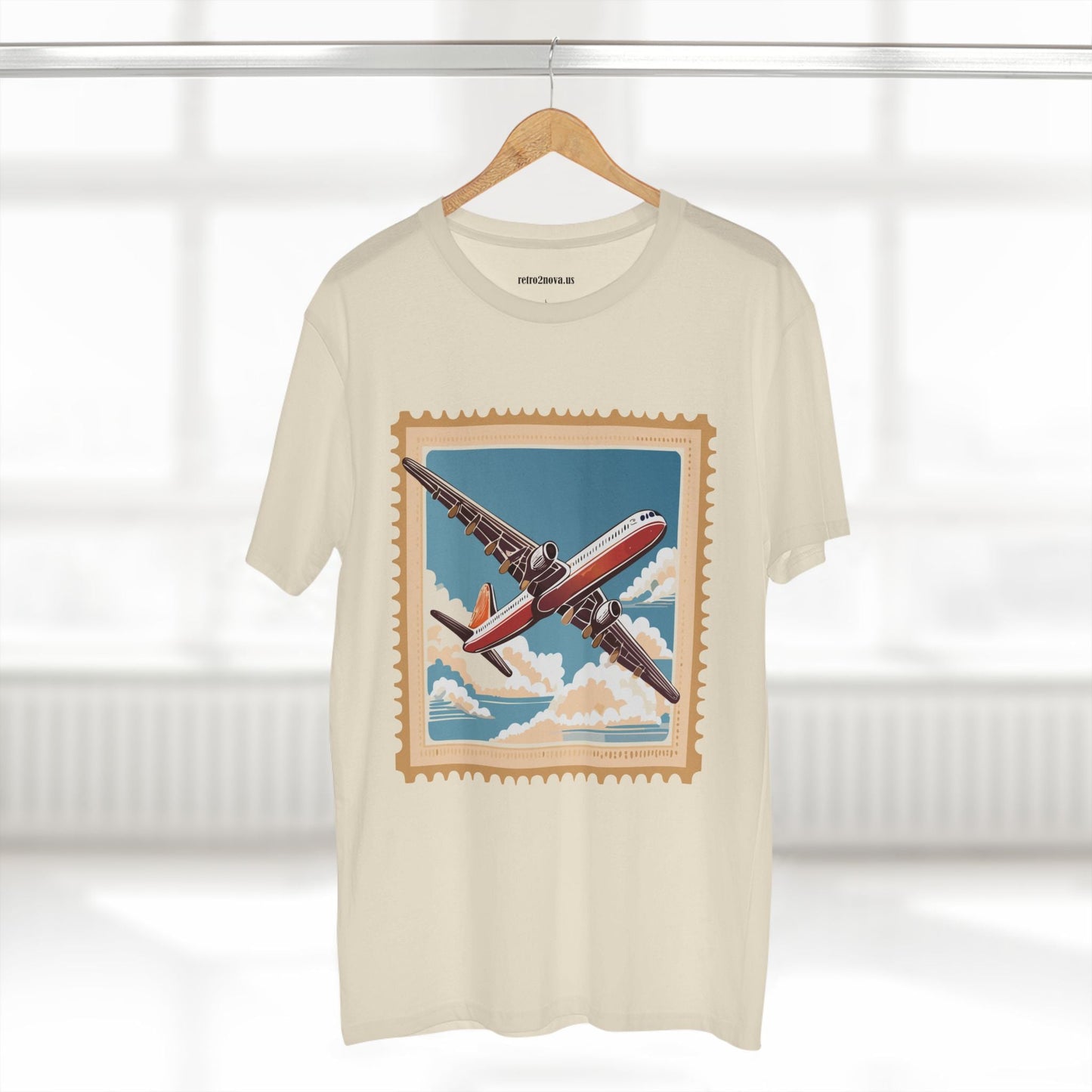 Postage Stamp Shirt Unisex Premium Cotton Tee With Original Art Design From Retro2Nova PS38