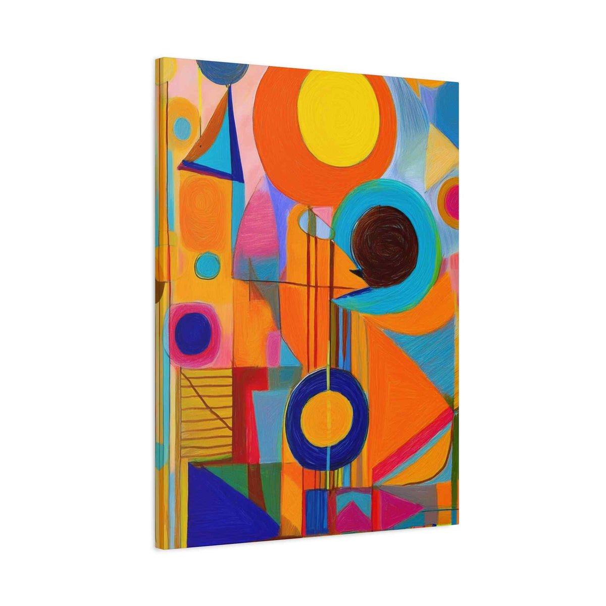 Abstract Painting Print Canvas 20x24,20x30,24x30, 24x32,24x36,30x40, 32x48,36x48,40x60 Pine-Wood Inner Frame ABS-12