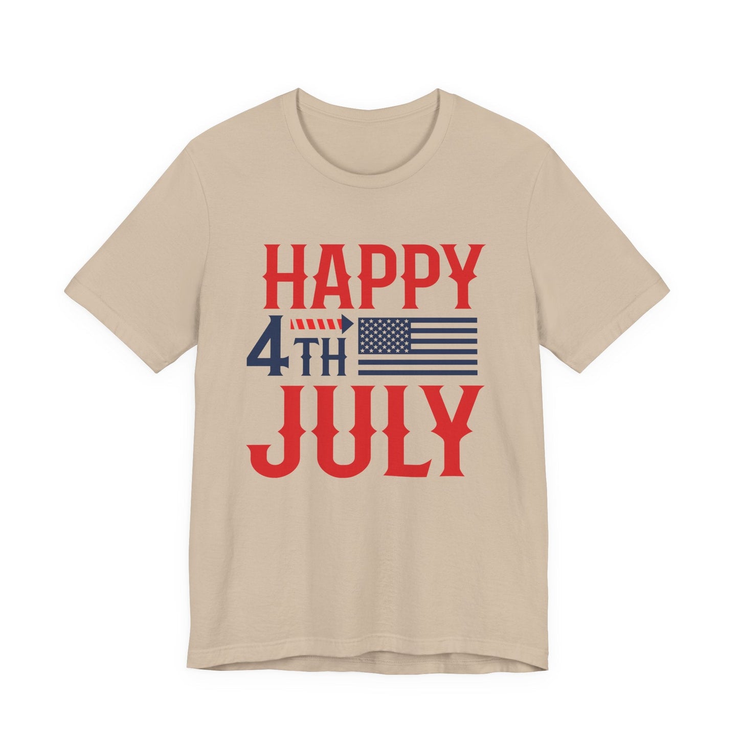 American Flag Graphic Unisex Cotton T-Shirt 011