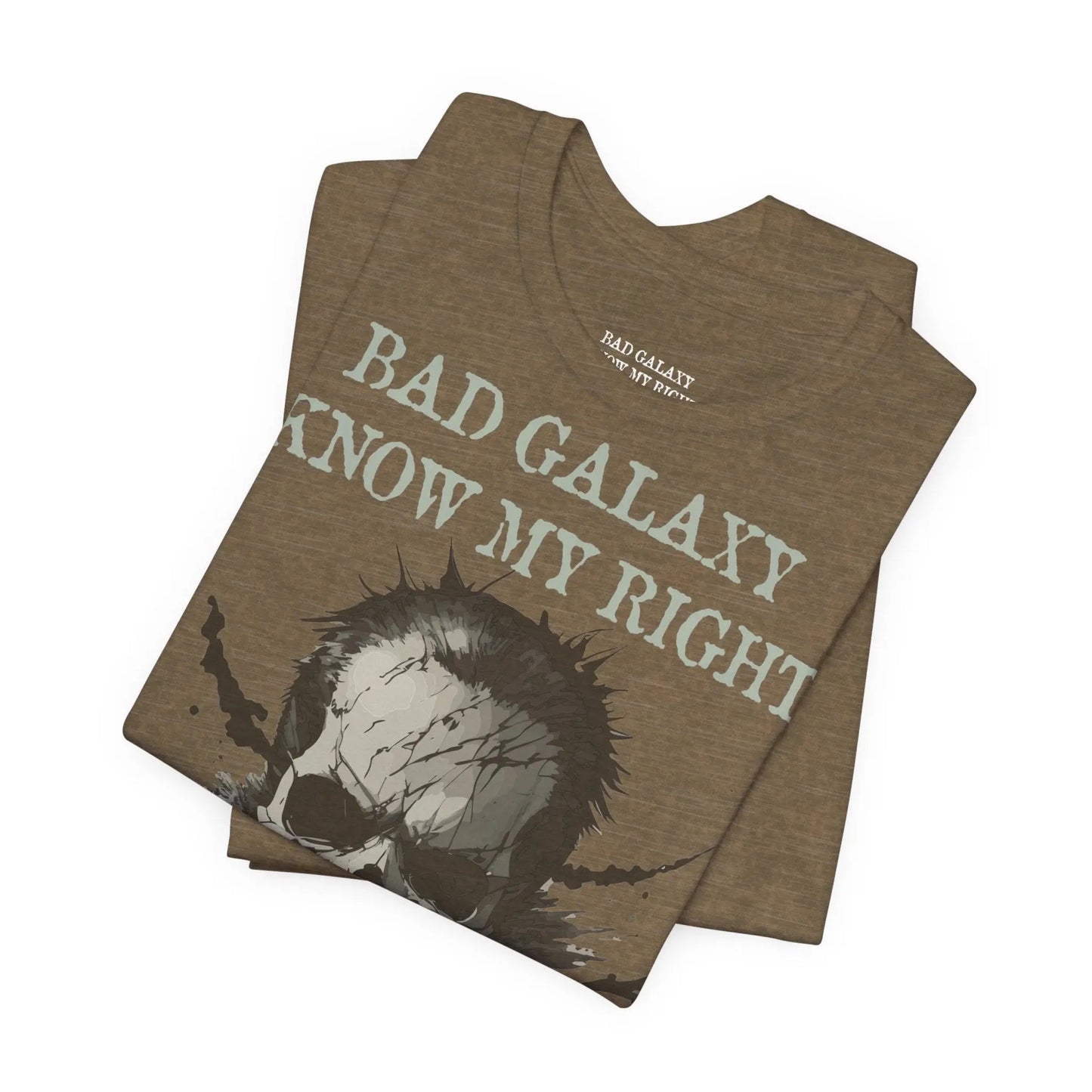 Bad Galaxy Skull T Shirt Made In USA 100 Percent Cotton Eco Friendly Inks Durable Stitching