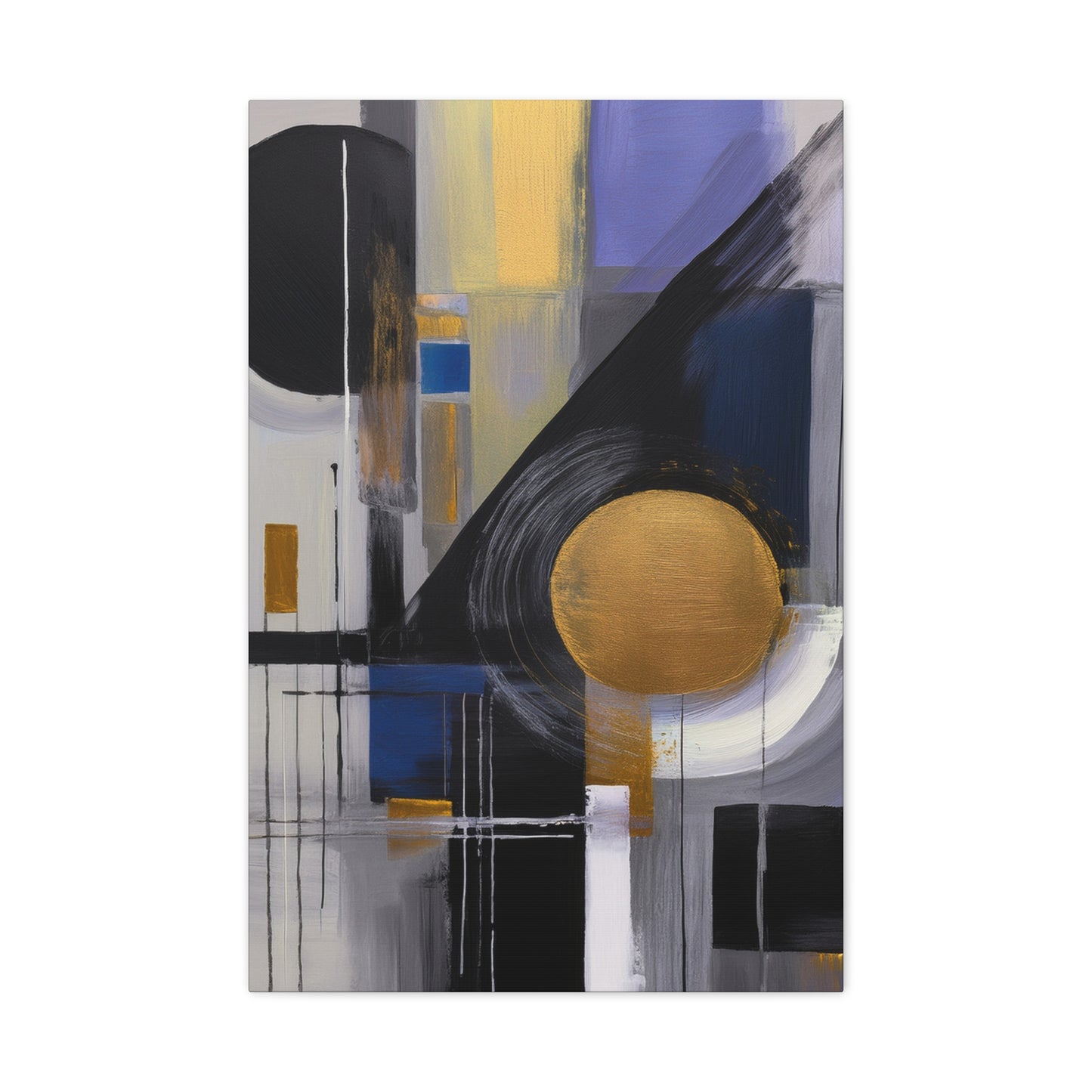 Purple Abstract Painting Print Canvas 20x24,20x30,24x30, 24x32,24x36,30x40, 32x48,36x48,40x60 Pine-Wood Inner Frame ABS-32