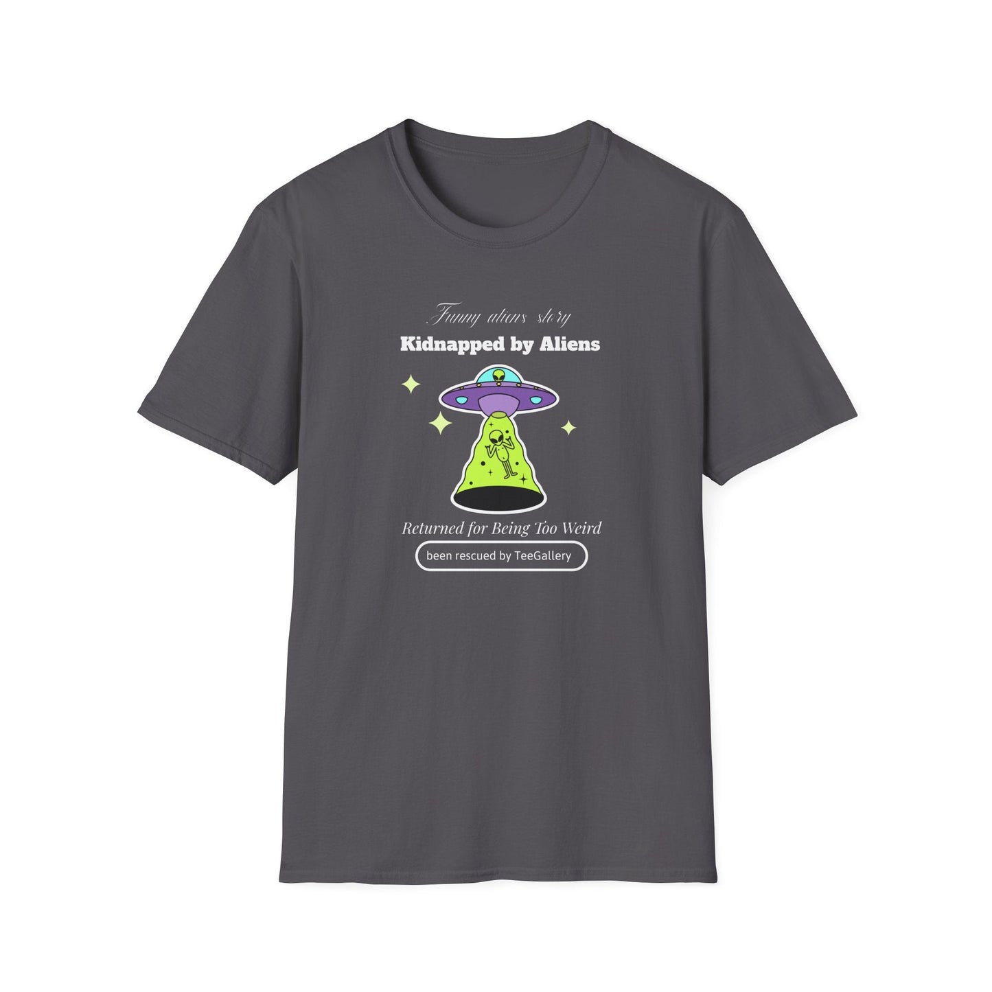 Alien Abduction Graphic Tee  Kidnapped by Aliens Funny UFO Shirt