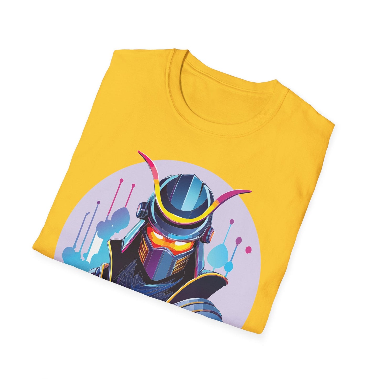 Unisex Samurai Shirt Gildan Softstyle Tee Hundred Percent Ring Spun Cotton Comfort