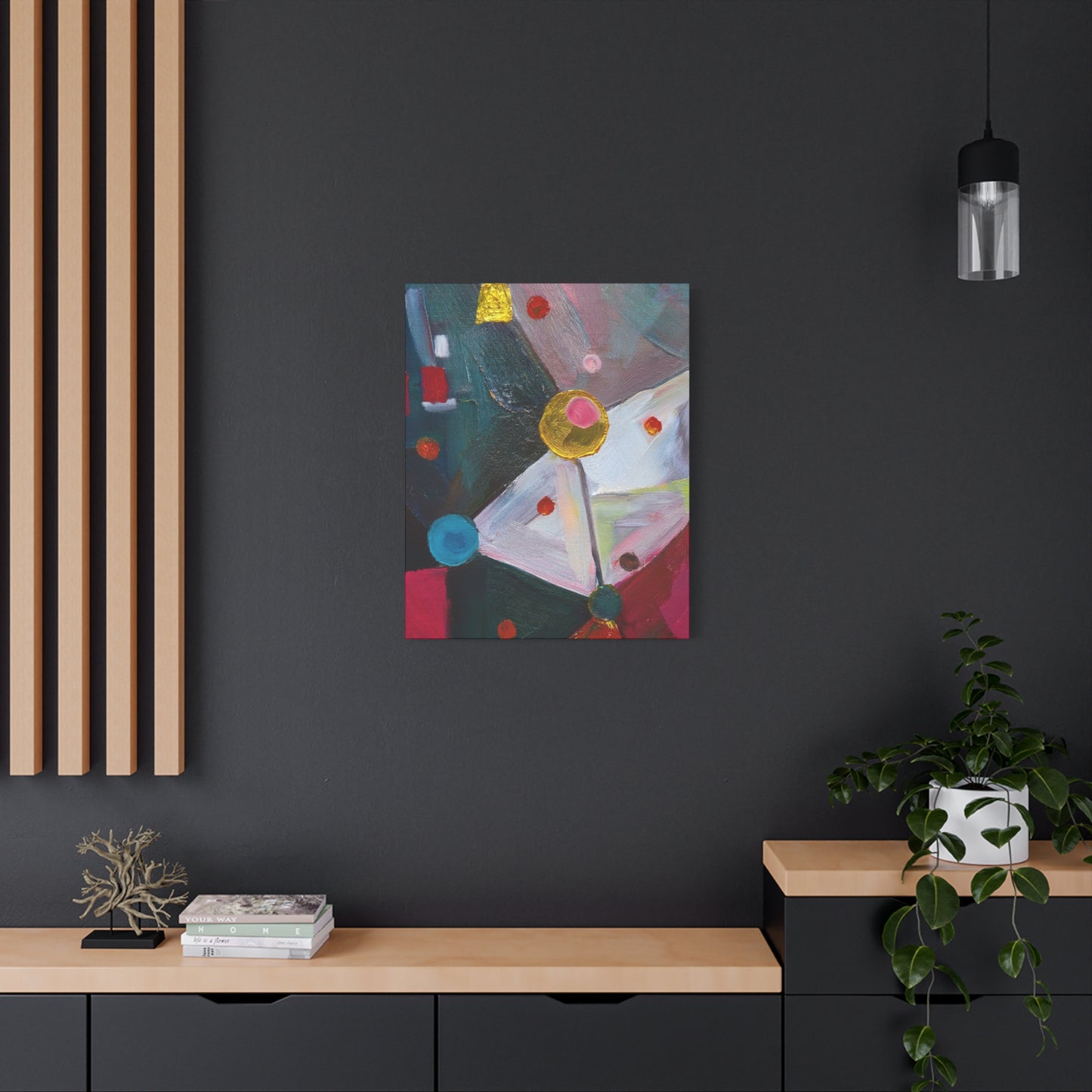 Abstract Oil Painting Print Canvas 20x24,20x30,24x30 24x32,24x36,30x40 32x48,36x48,40x60 Pine-Wood Inner Frame ABS-166