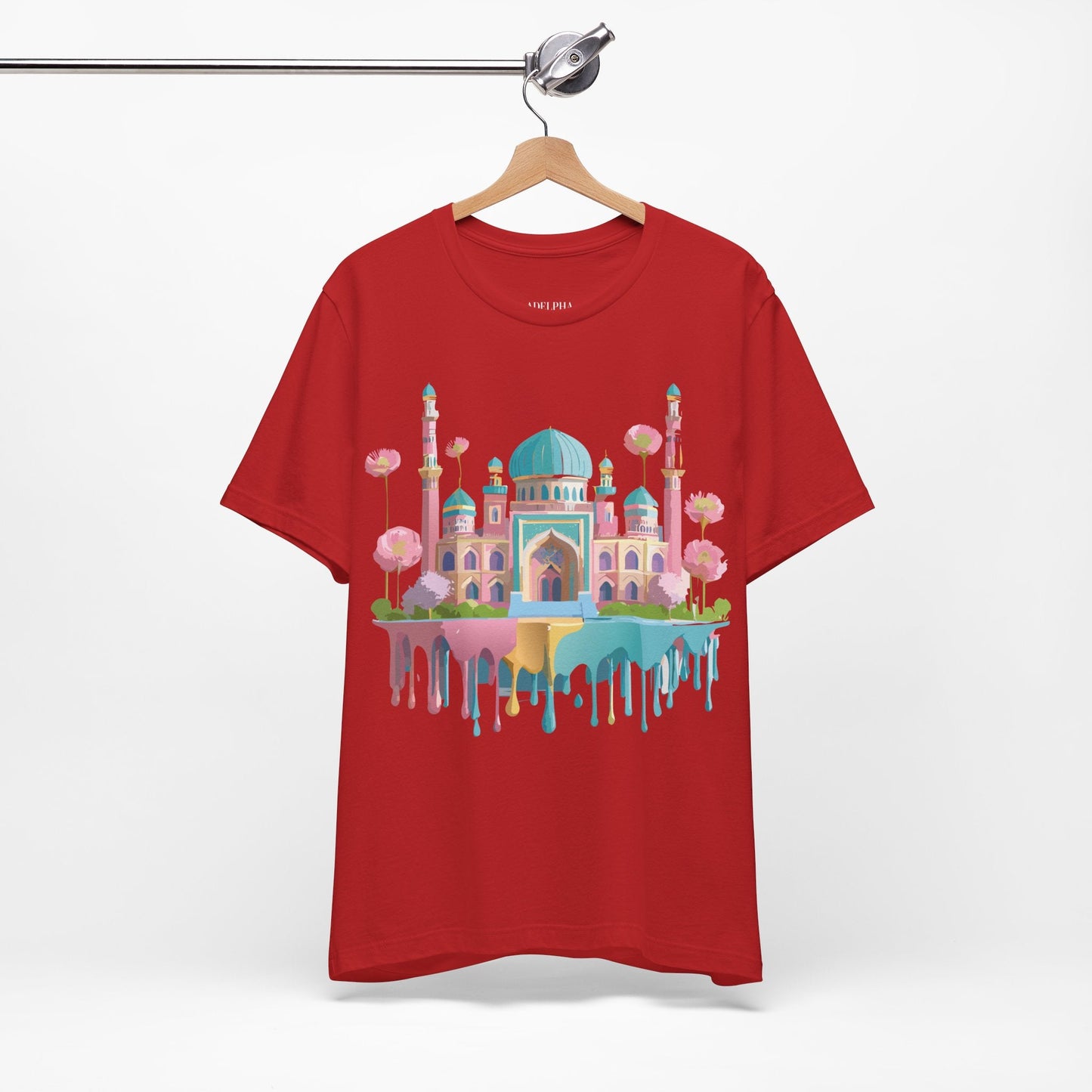 Adelpha Unisex Graphic Tee Vintage Inspired Artwork Tashkent Tourist Shirt Travel Style