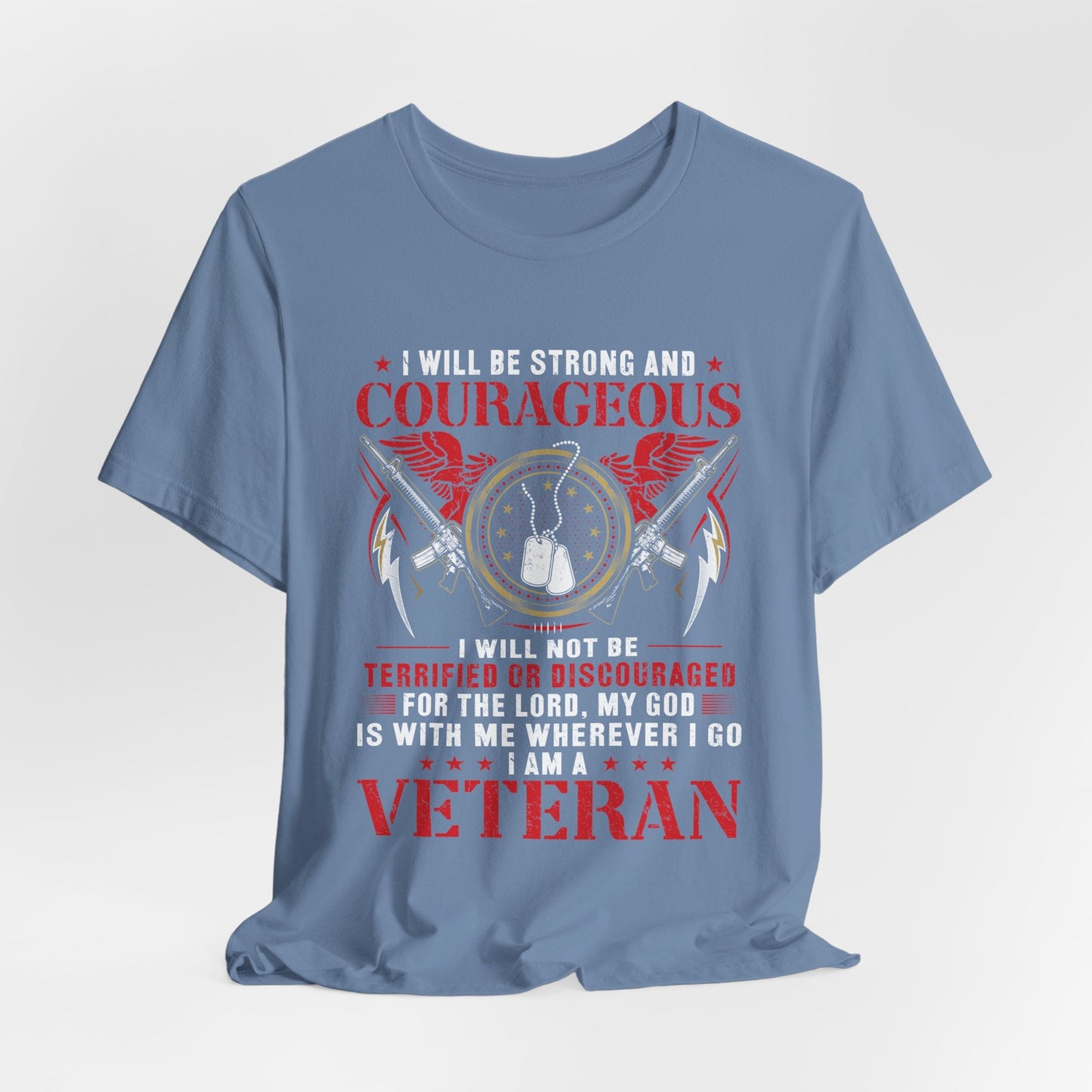 Army Veteran Patriotic Graphic Design Unisex Cotton T-Shirt v37