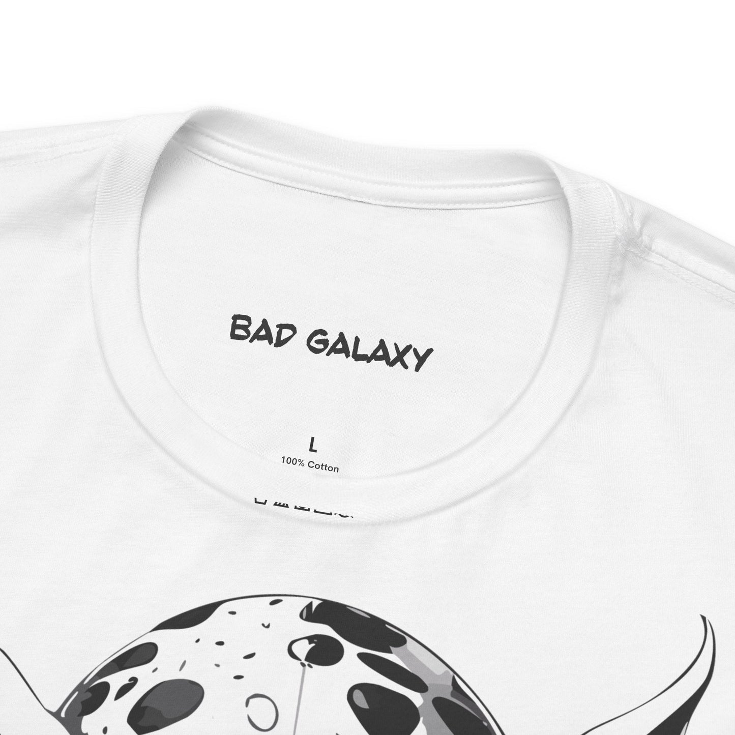 Alien Tee Shirt From Bad Galaxy 100 Cotton Made To Order With Eco Friendly Inks USA