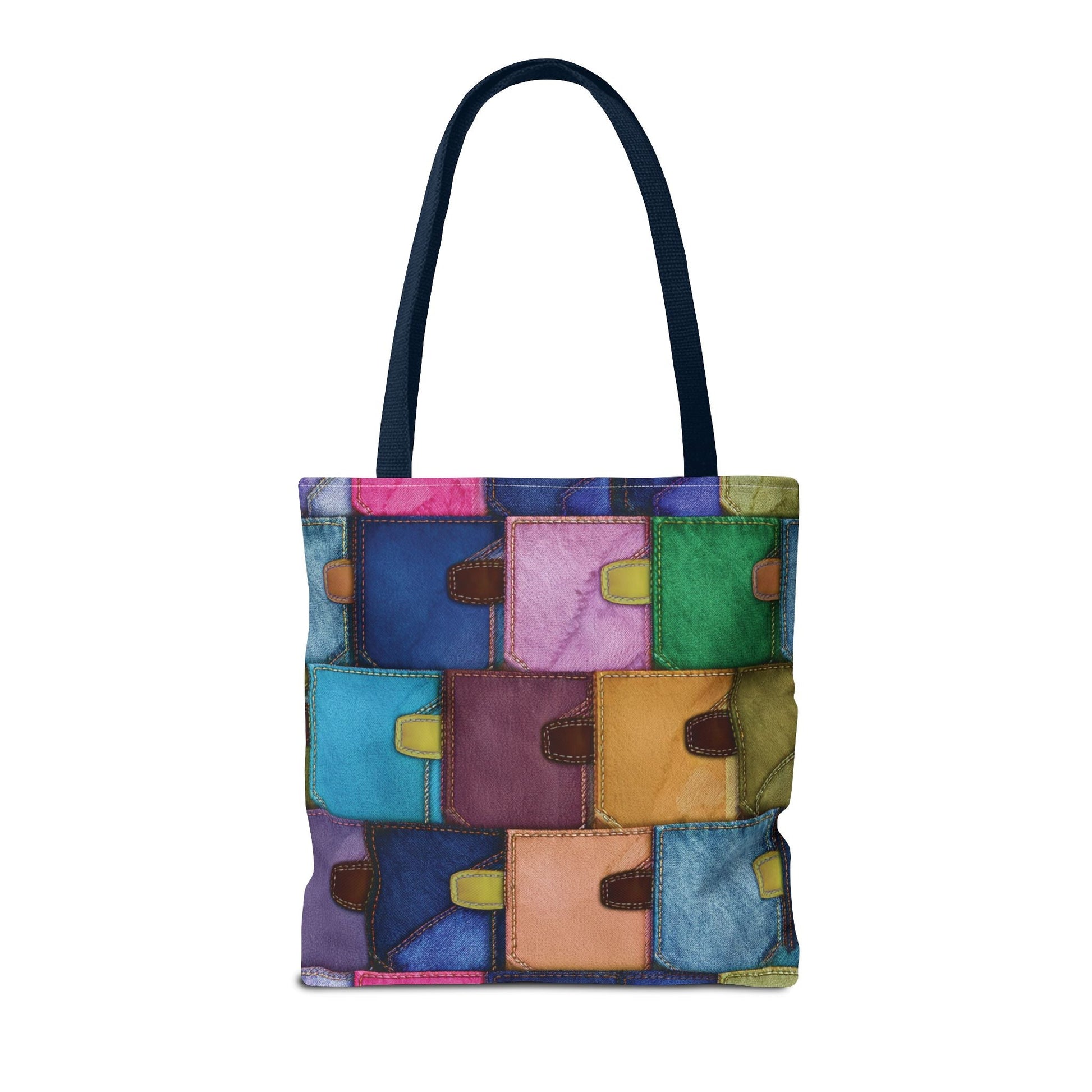 Denim Canvas Bag, Tote Bag Denim Printify