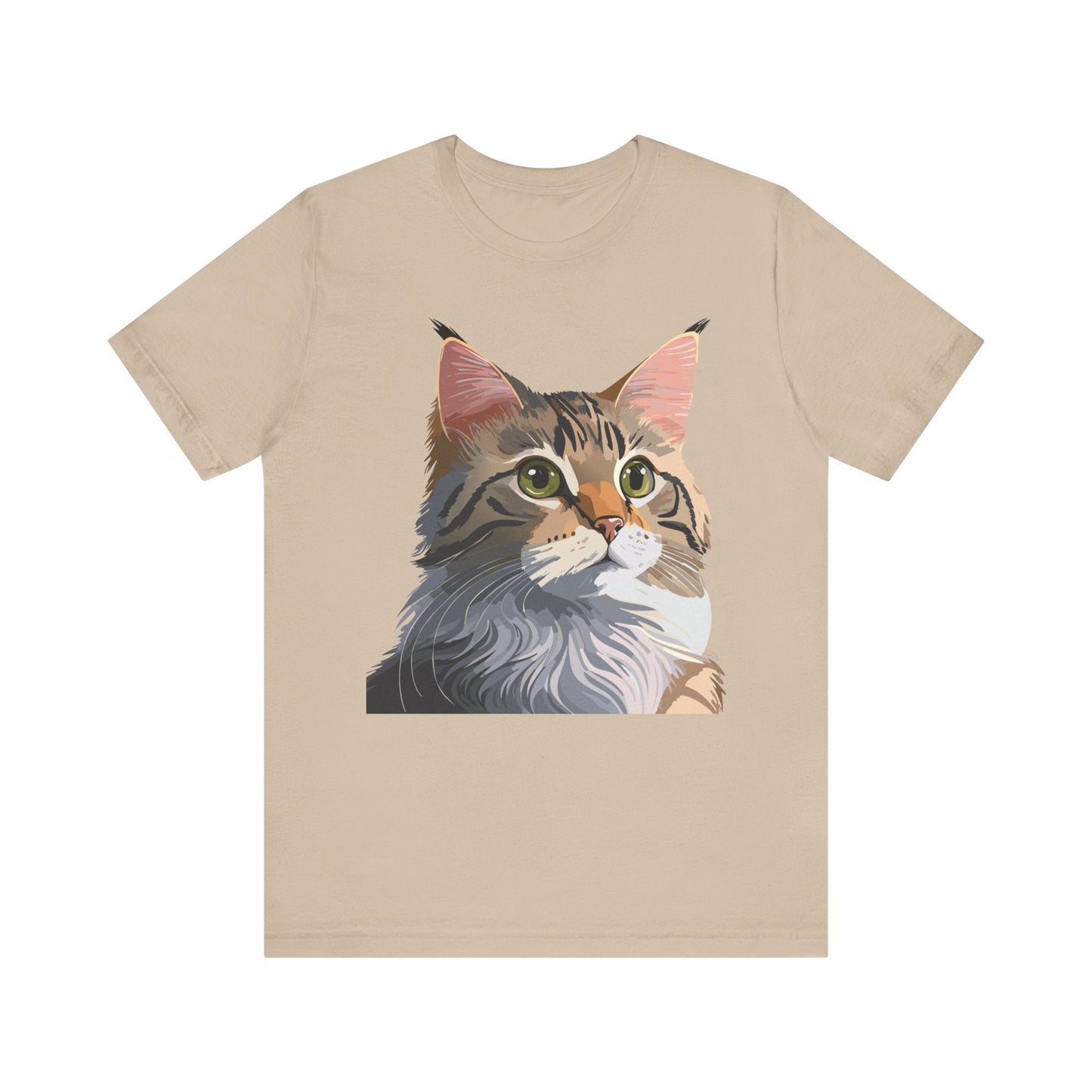 Unisex Animal Shirt Art Design Tee With Wild Animals Short Sleeve Comfort Wear Everyday