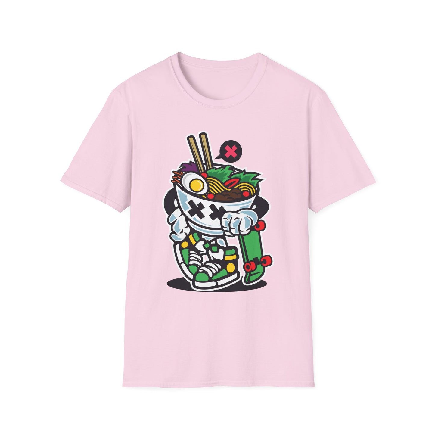 Unisex Cotton T-Shirt with Cartoon Graphic Design