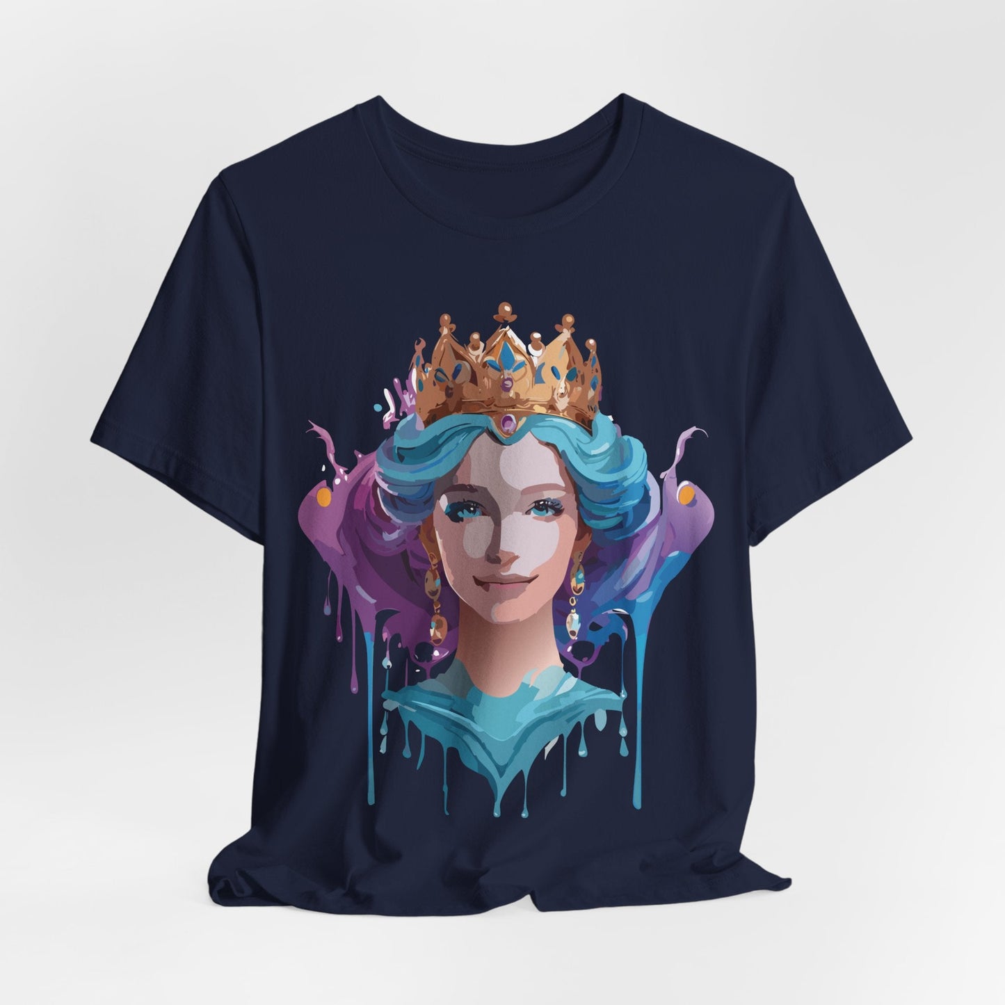 Queen Woman Portrait Graphic Unisex 100 Cotton Vintage Artwork Tee 1