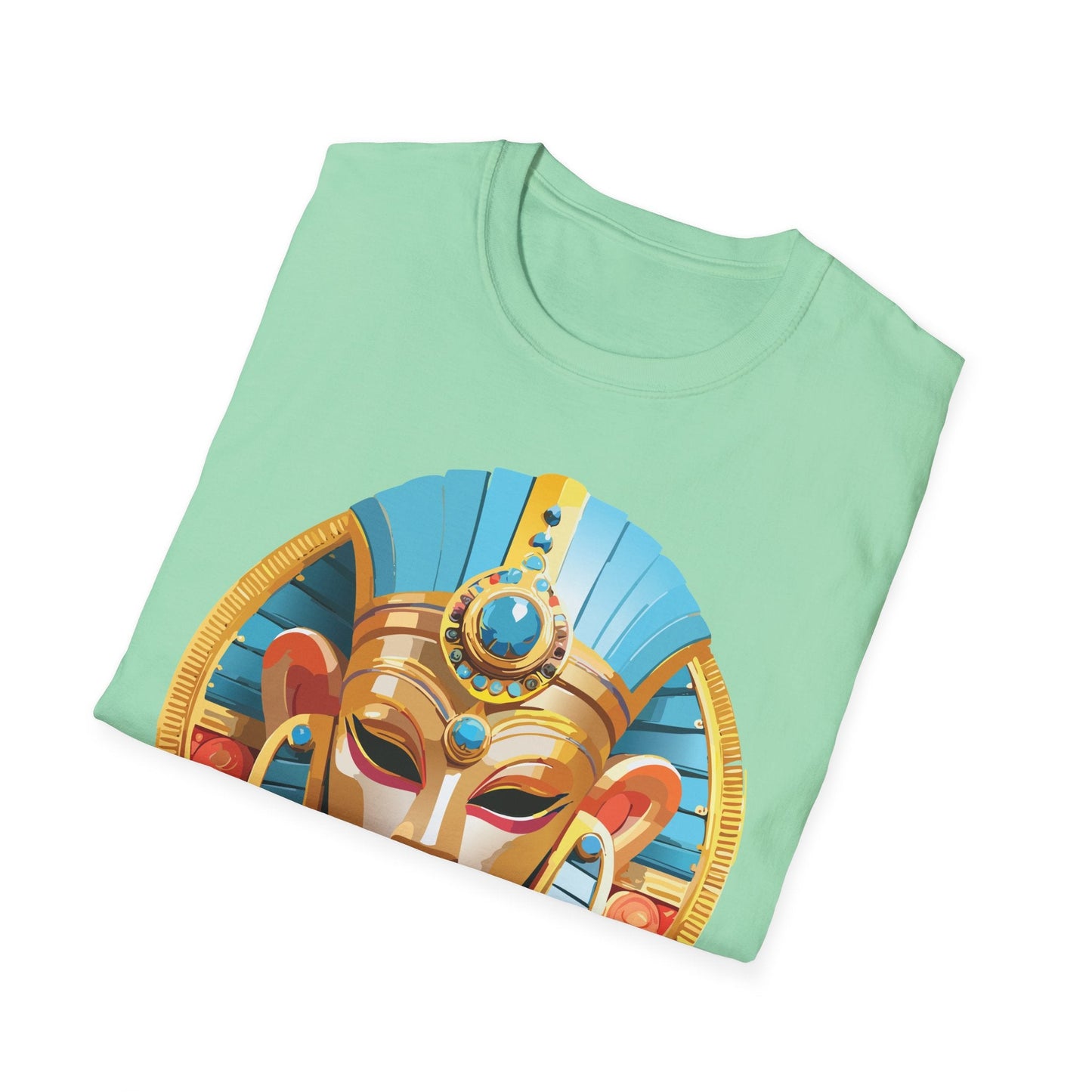 Mask Tee Shirt Unisex Softstyle Short Sleeve Art Design T Shirt 100 Percent Ring Spun Cotton