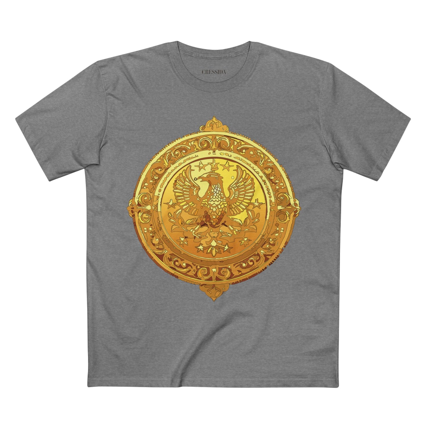 Antique Gold Coin Graphic Design T-Shirt Unisex 100 Cotton With Golden Print Artwork Tee 25