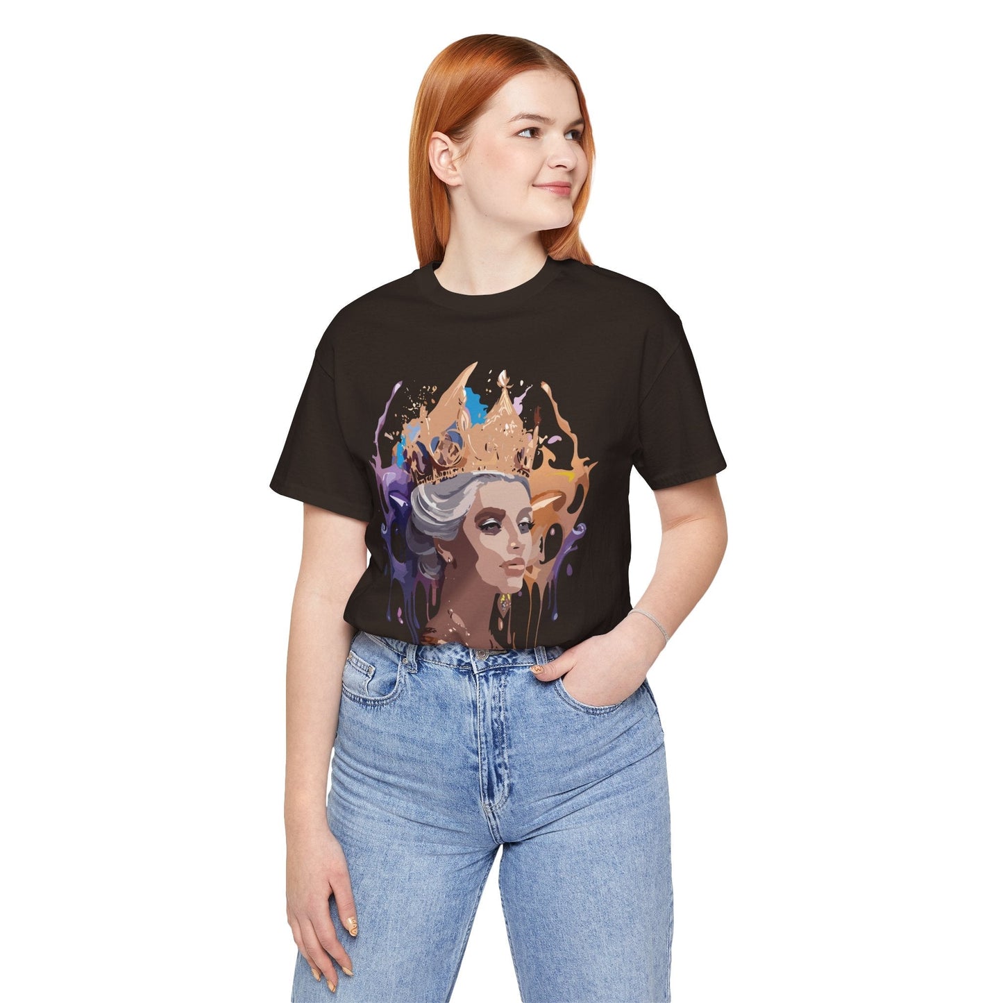 Queen Graphic T Shirt Adelpha Unisex Jersey Short Sleeve Art Design Tee Vintage Inspired Artwork