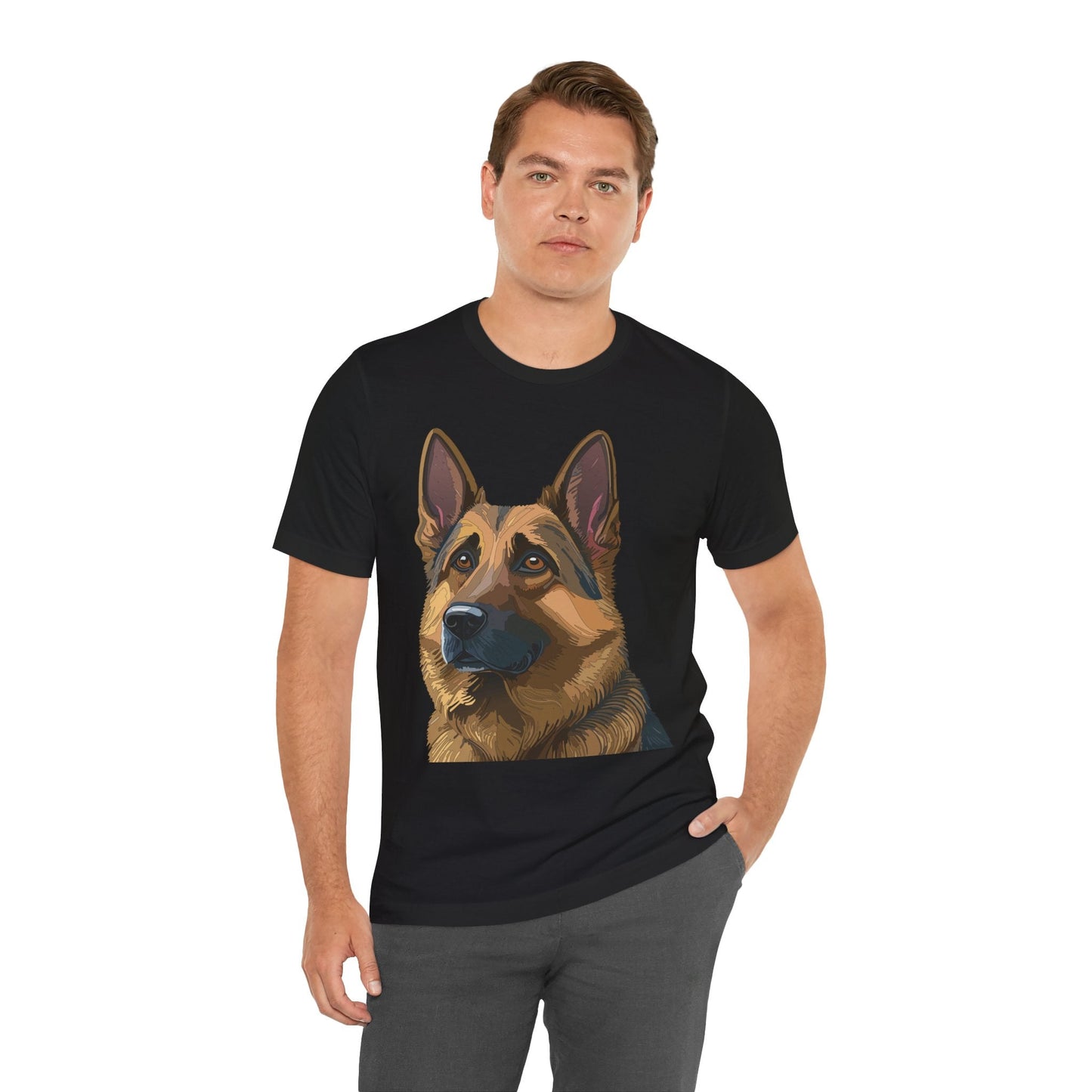 Unisex Animal Shirt With Art Design Tee Wild Animals Print Short Sleeve Comfort Tee