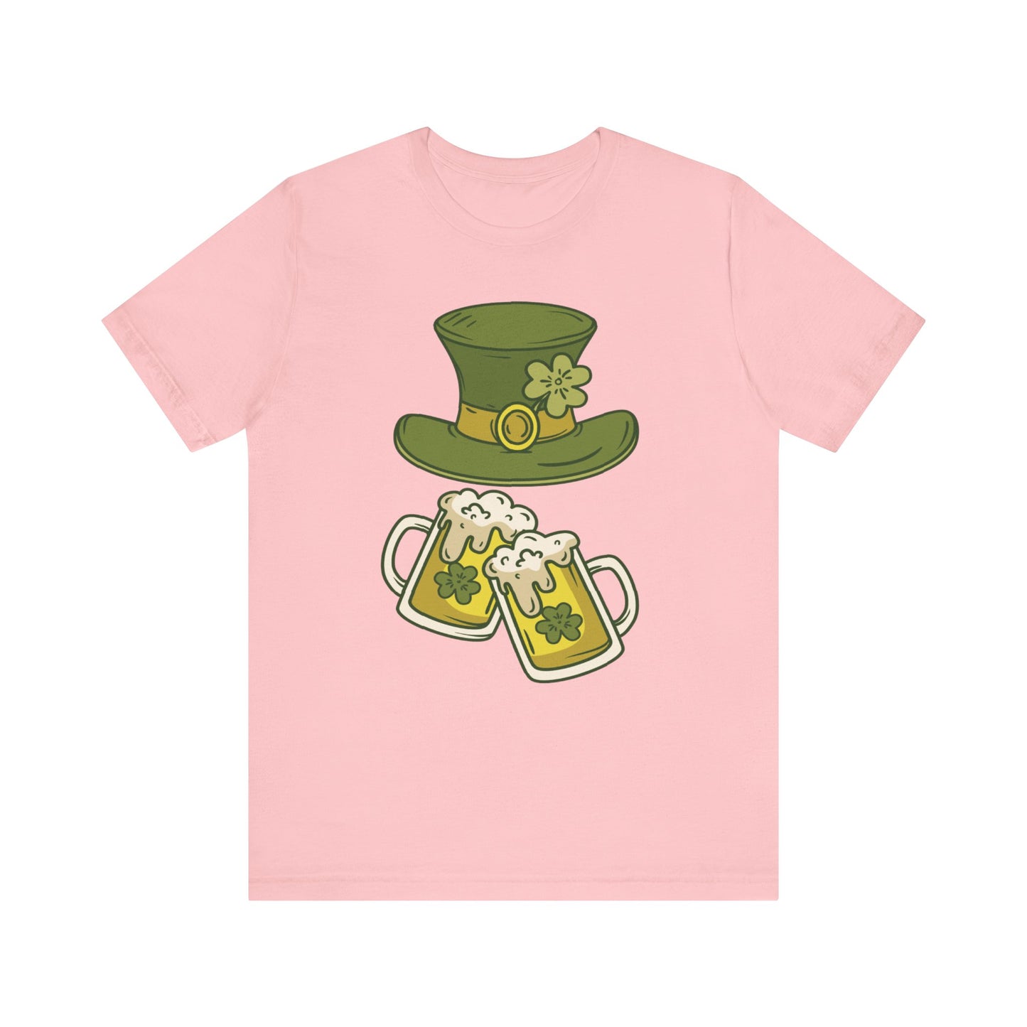 Unisex Cotton Tee Shirt with Lucky Prints