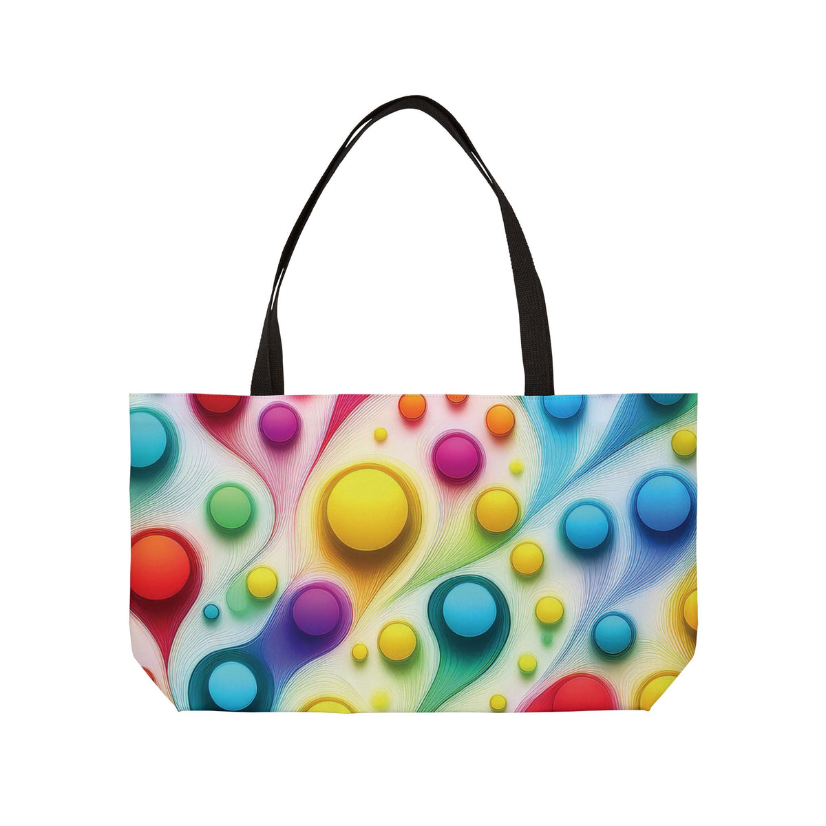 Abstract Print Poly 24x13 Canvas Yoga Bag