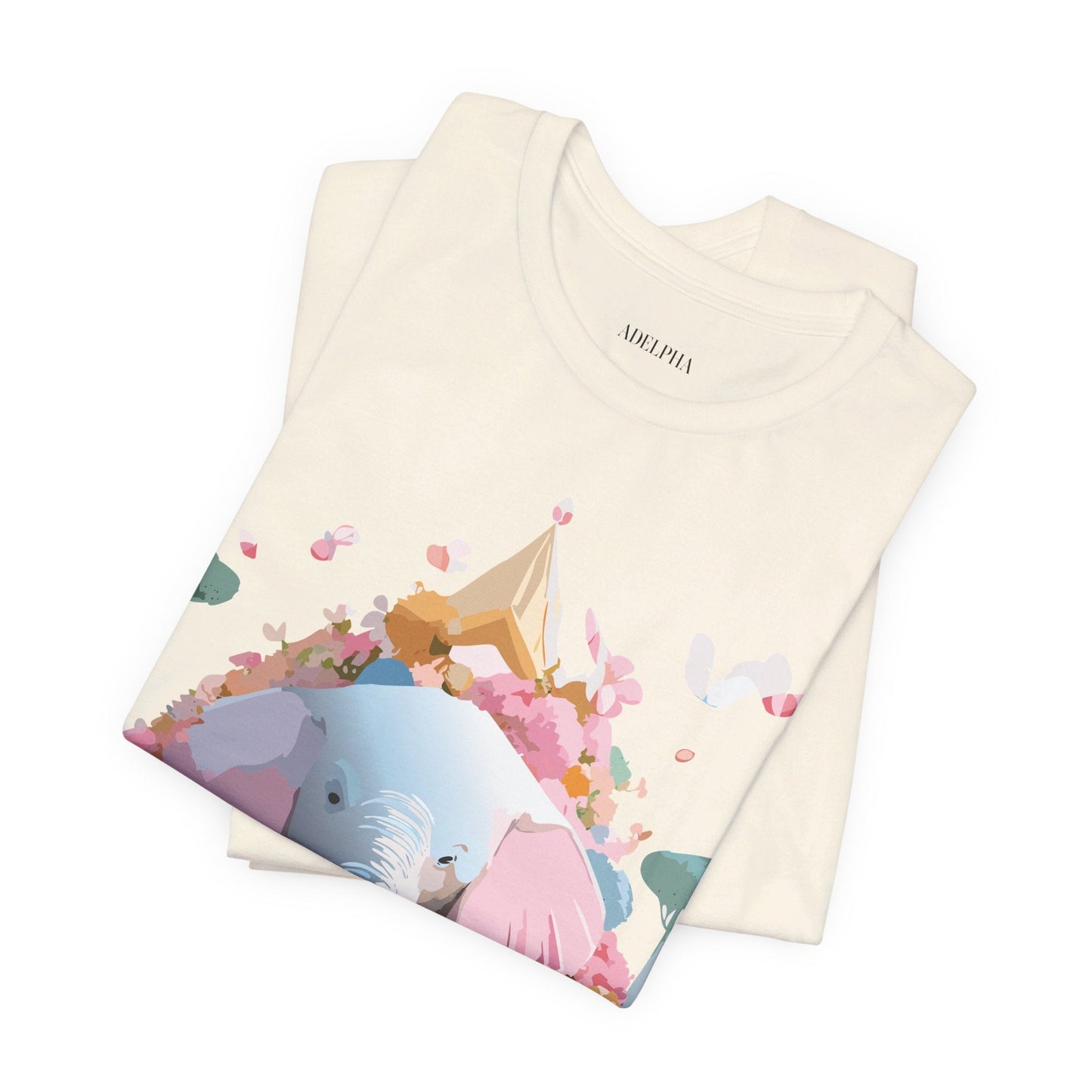 Elephant Graphic Unisex 100 Cotton Jersey Vintage Art Design Tee 19