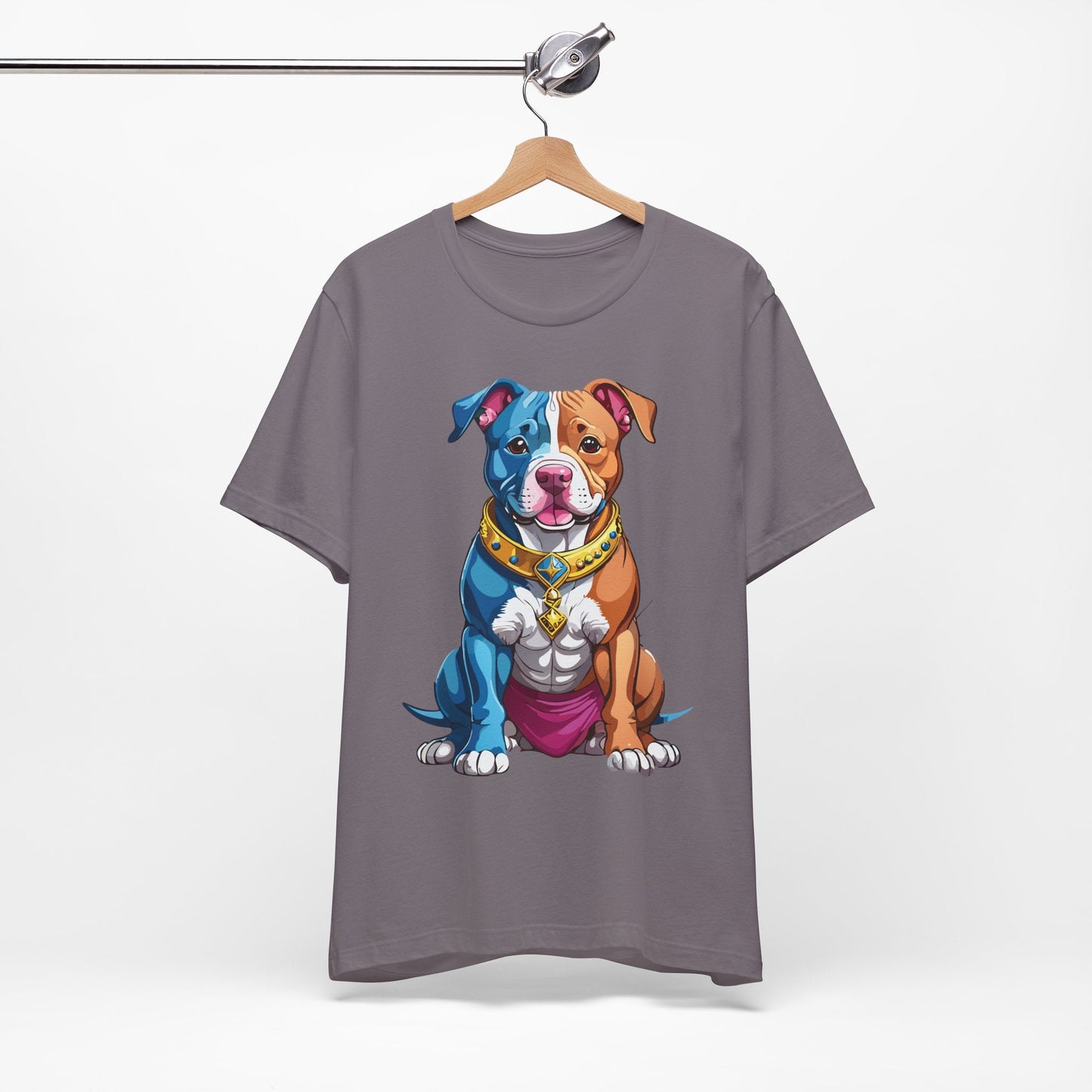 Unisex Animal Shirt Art Design Tee With Wild Animals Print Short Sleeve Jersey Tee