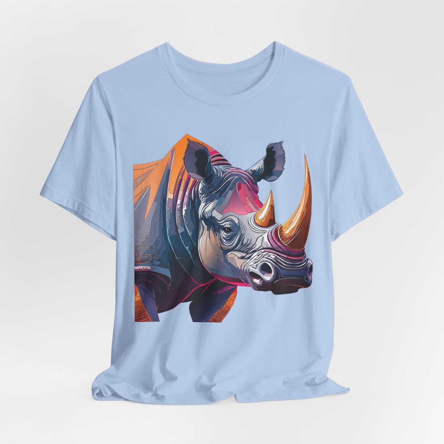 Unisex Animal Print Tee Shirt Featuring Wild Animals Art Design For Everyday Wear