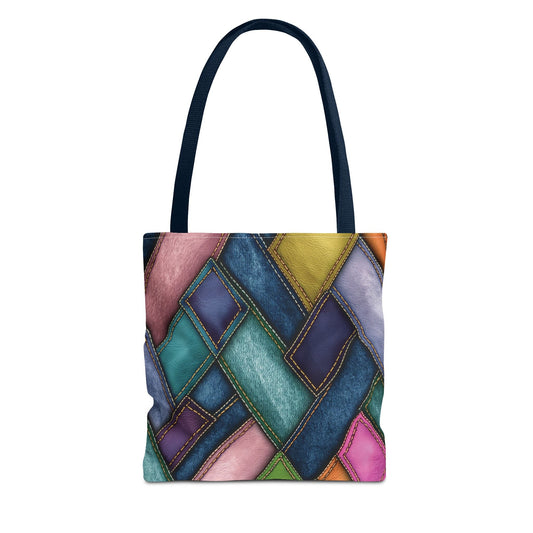 Denim Canvas Bag, Tote Bag Denim Printify