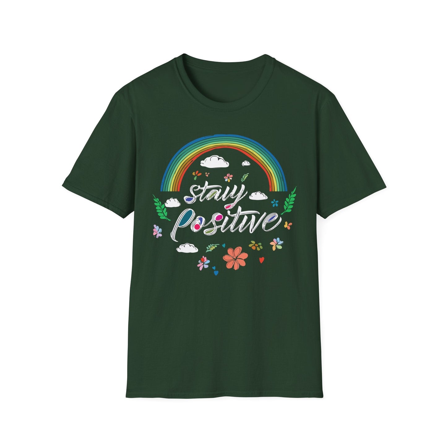 Positive Slogan T Shirts For Men And Women Unisex Short Sleeve Tee With Good Quotes Gildan Softstyle 64000
