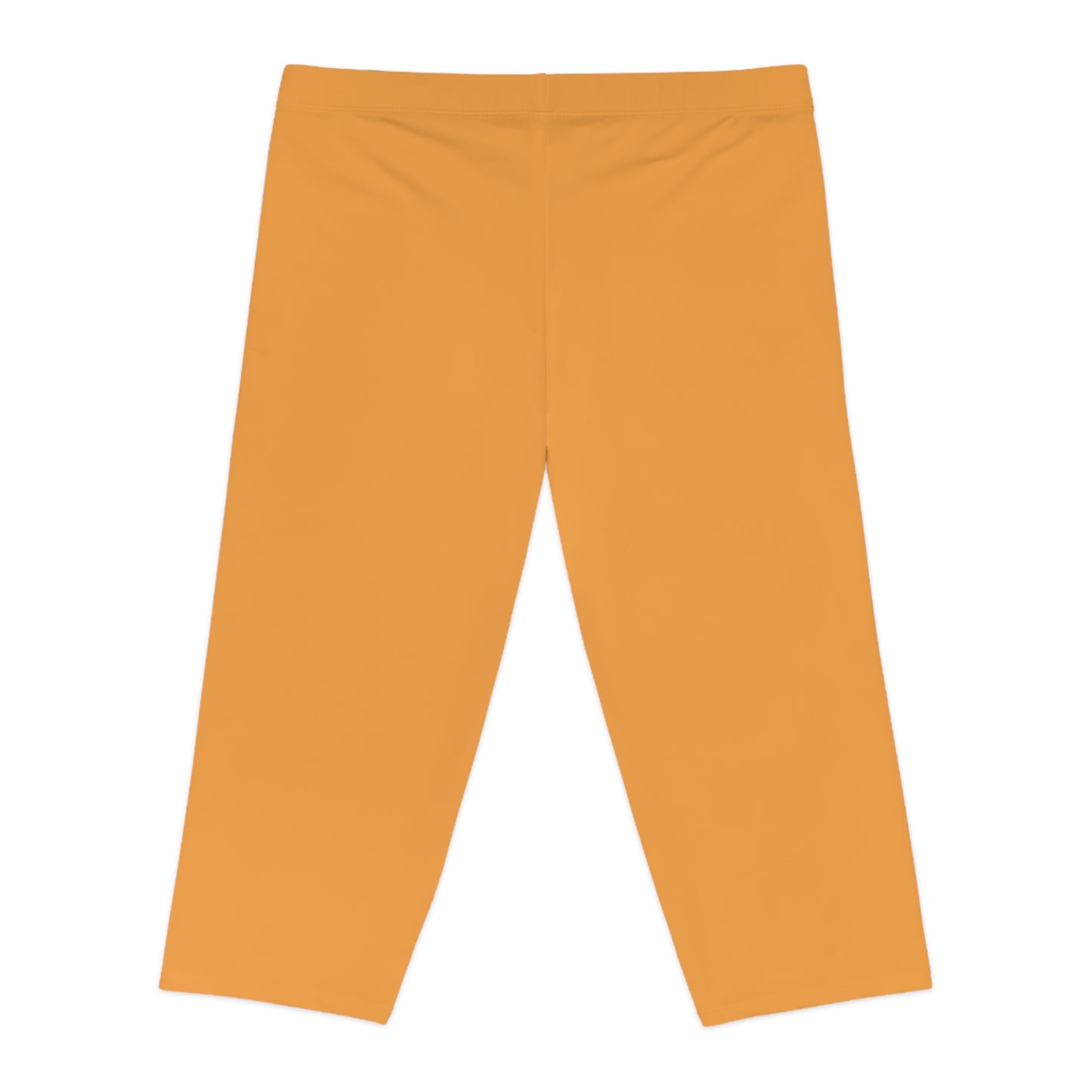 Orange Color Capri Leggings, Orange Capri Leggings 11