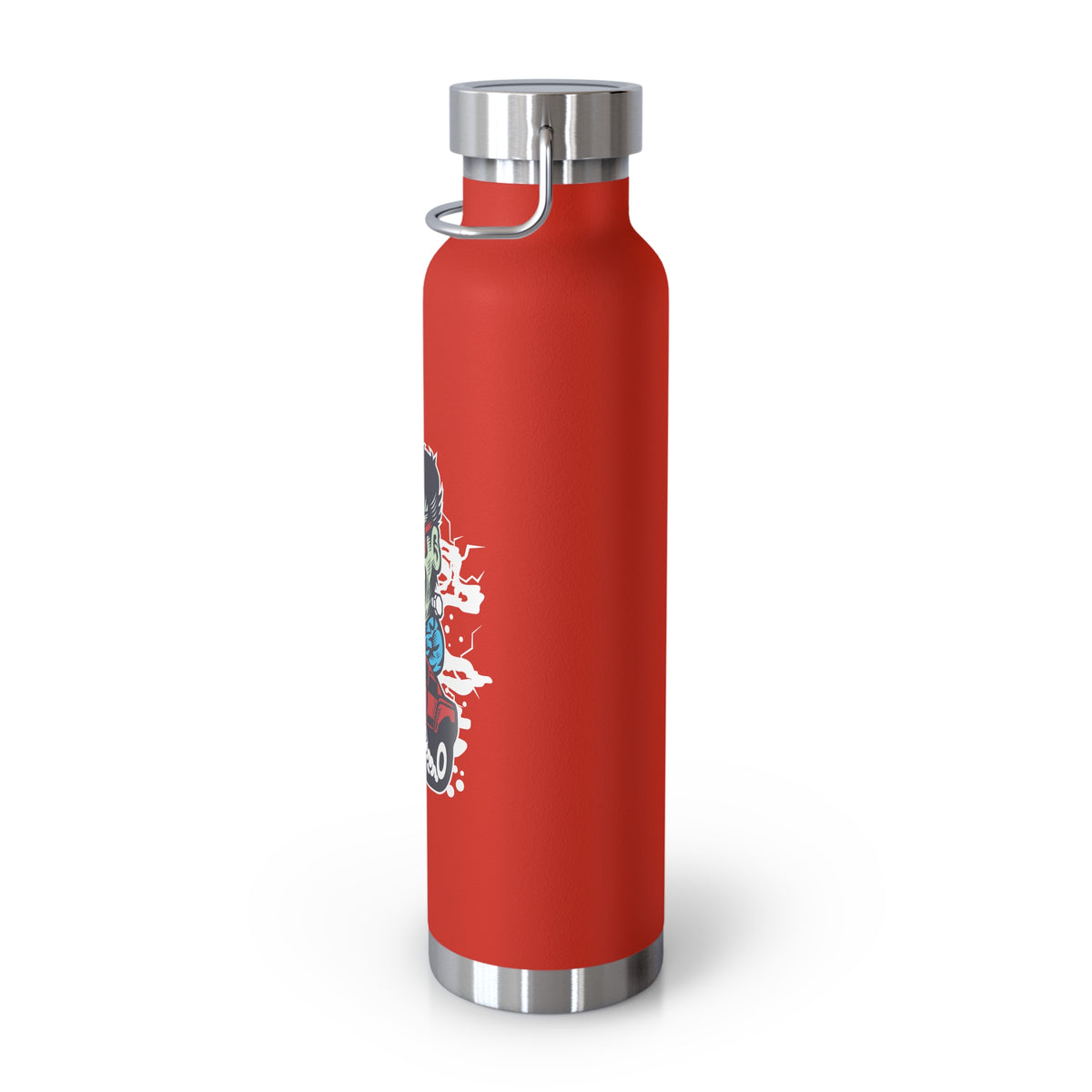 22 oz Copper Insulated Water Bottle with Cartoon Design - CV1