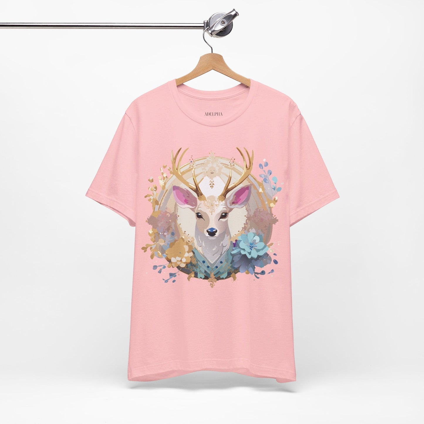 Medallion Graphic Unisex 100 Cotton Vintage Animal Medal Artwork Tee 68