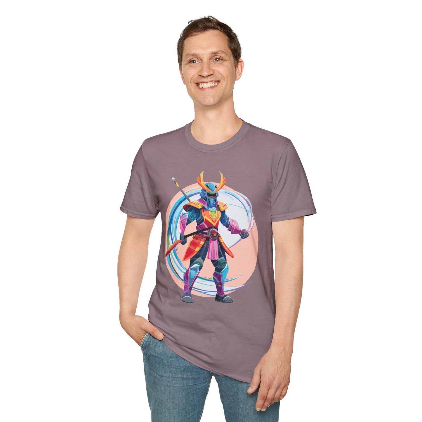 Samurai Shirt Unisex Softstyle T Shirt Gildan 64000 Ring Spun Cotton Tee For Everyday Comfort