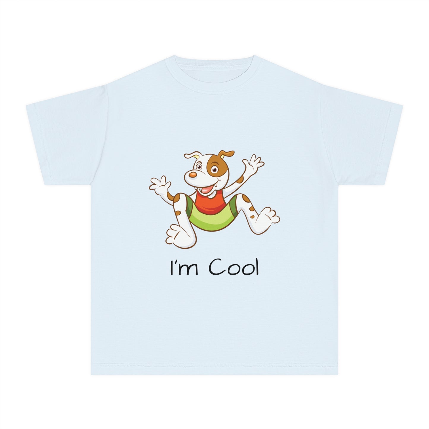 Youth Tee Shirt with Cool Dog