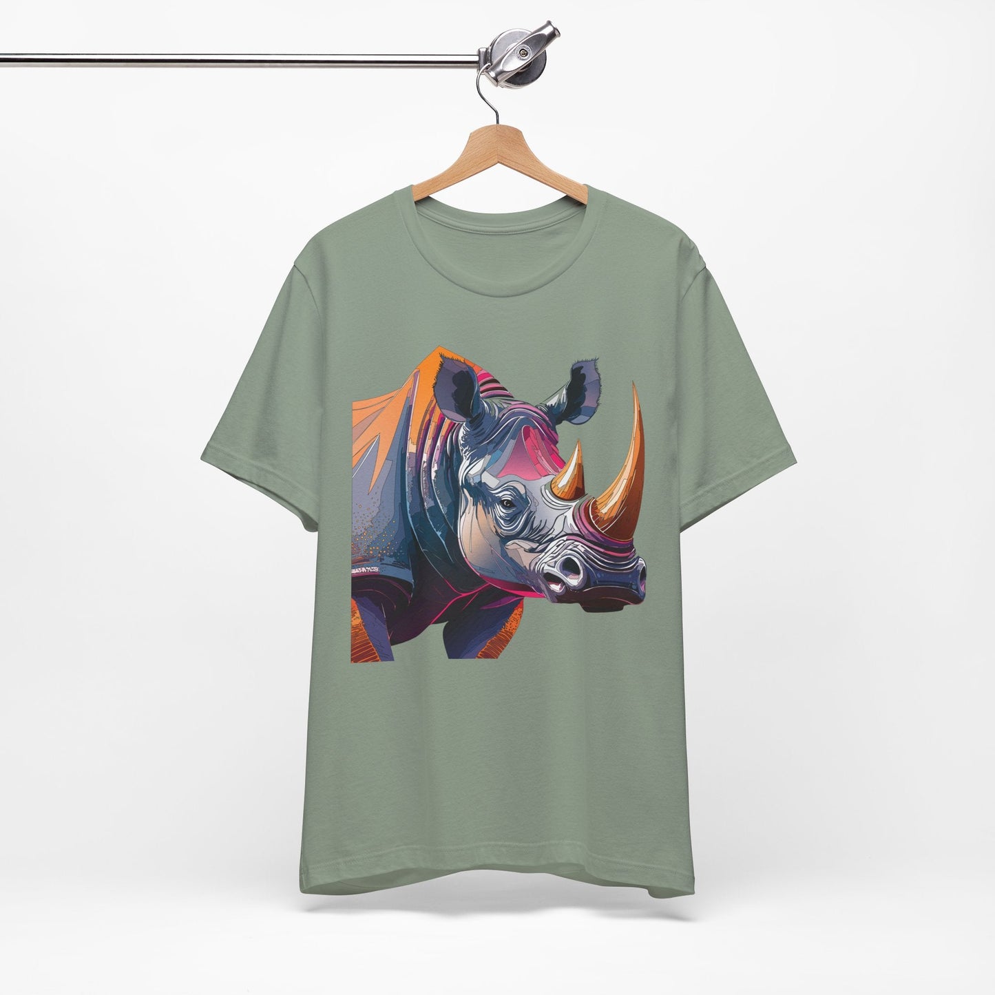 Unisex Animal Print Tee Shirt Featuring Wild Animals Art Design For Everyday Wear