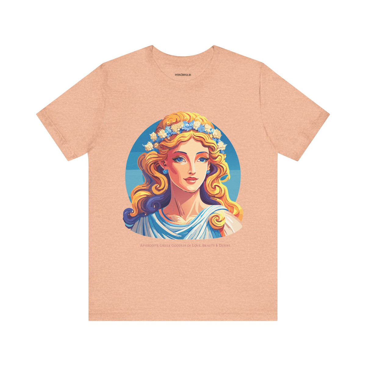Goddess Graphic Unisex Cotton Bella+Canvas Tee with Aphrodite